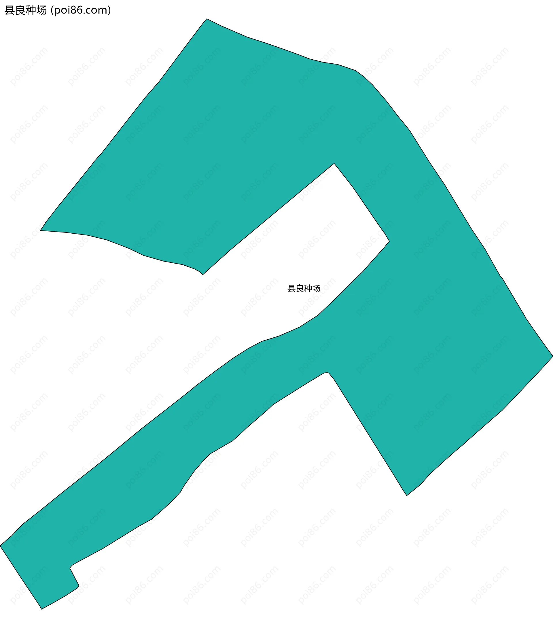 县良种场边界地图