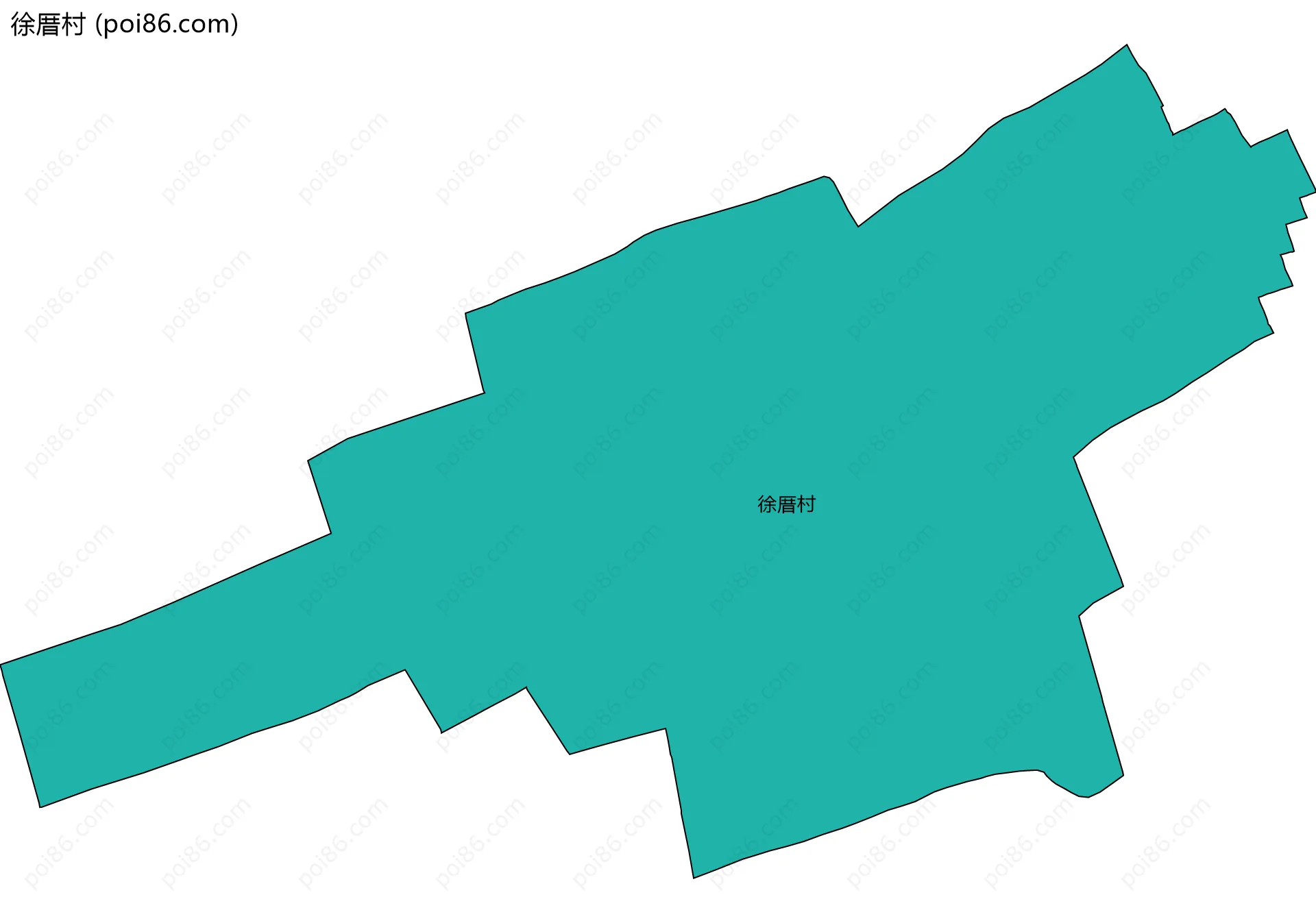 徐厝村边界地图