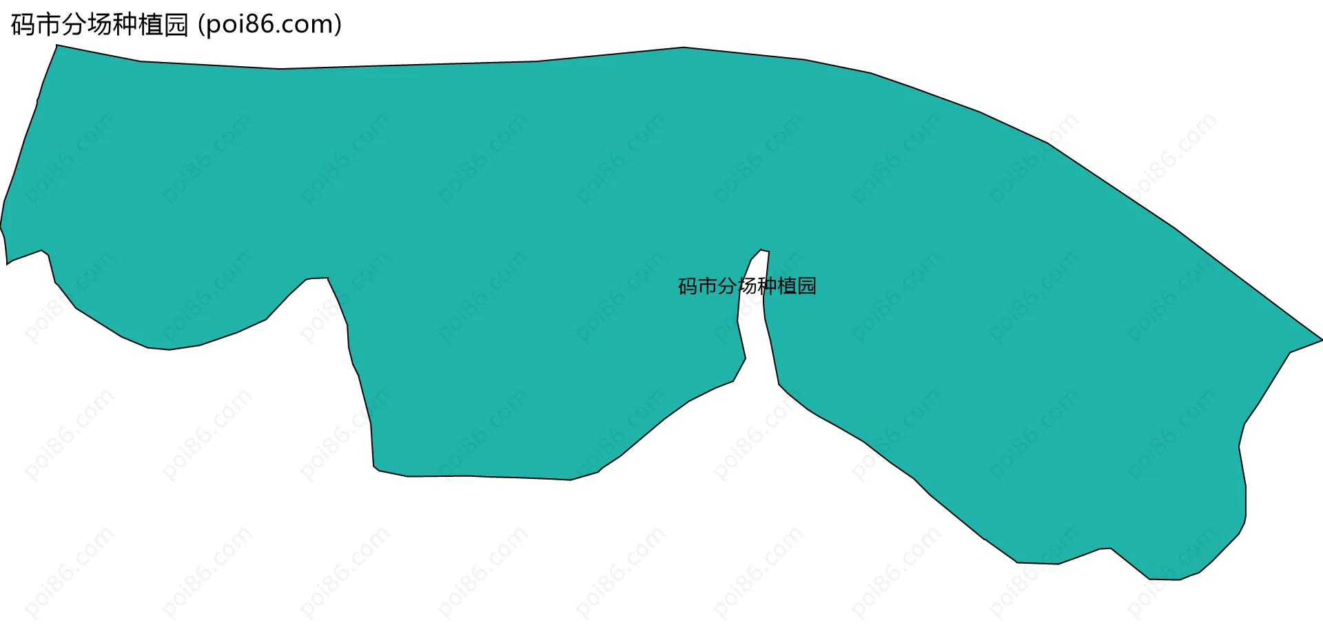 码市分场种植园边界地图