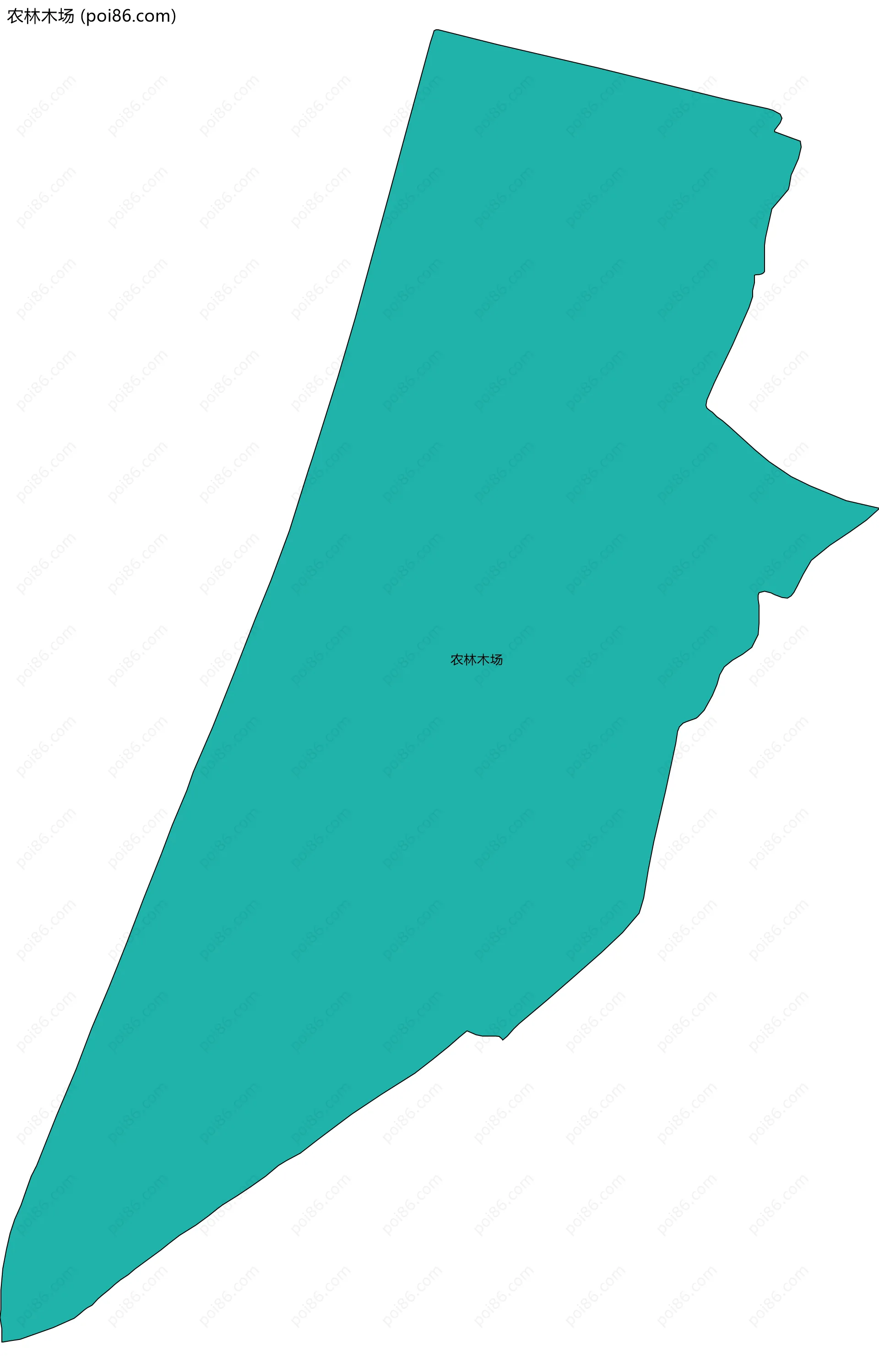农林木场边界地图