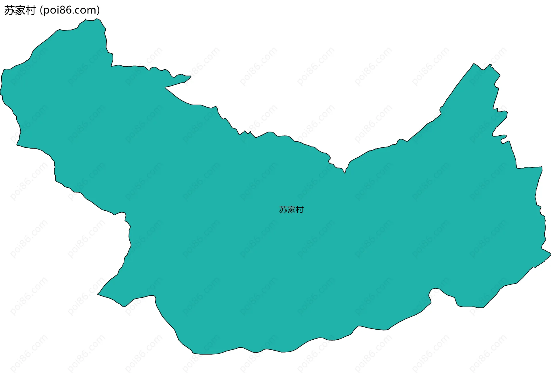 苏家村边界地图