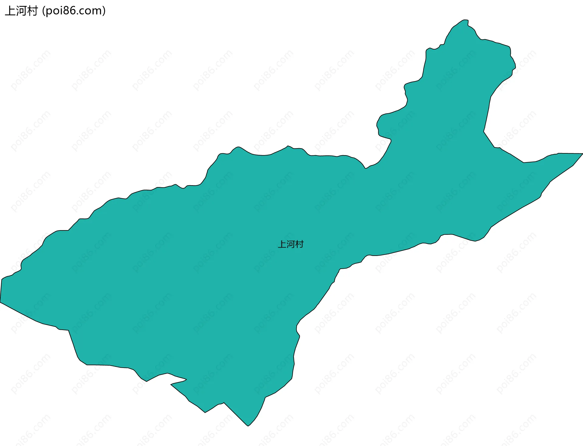 上河村边界地图