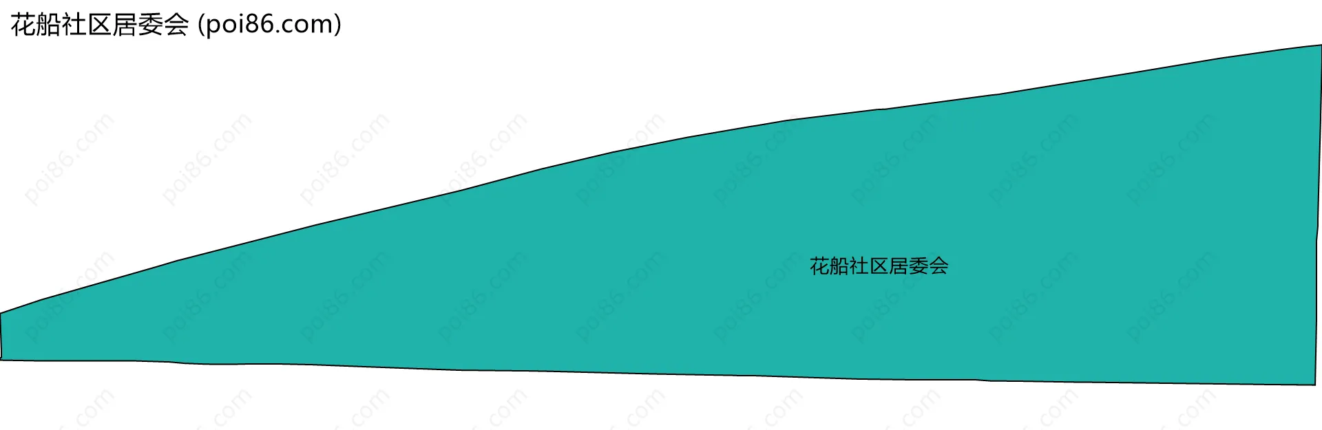 花船社区居委会边界地图