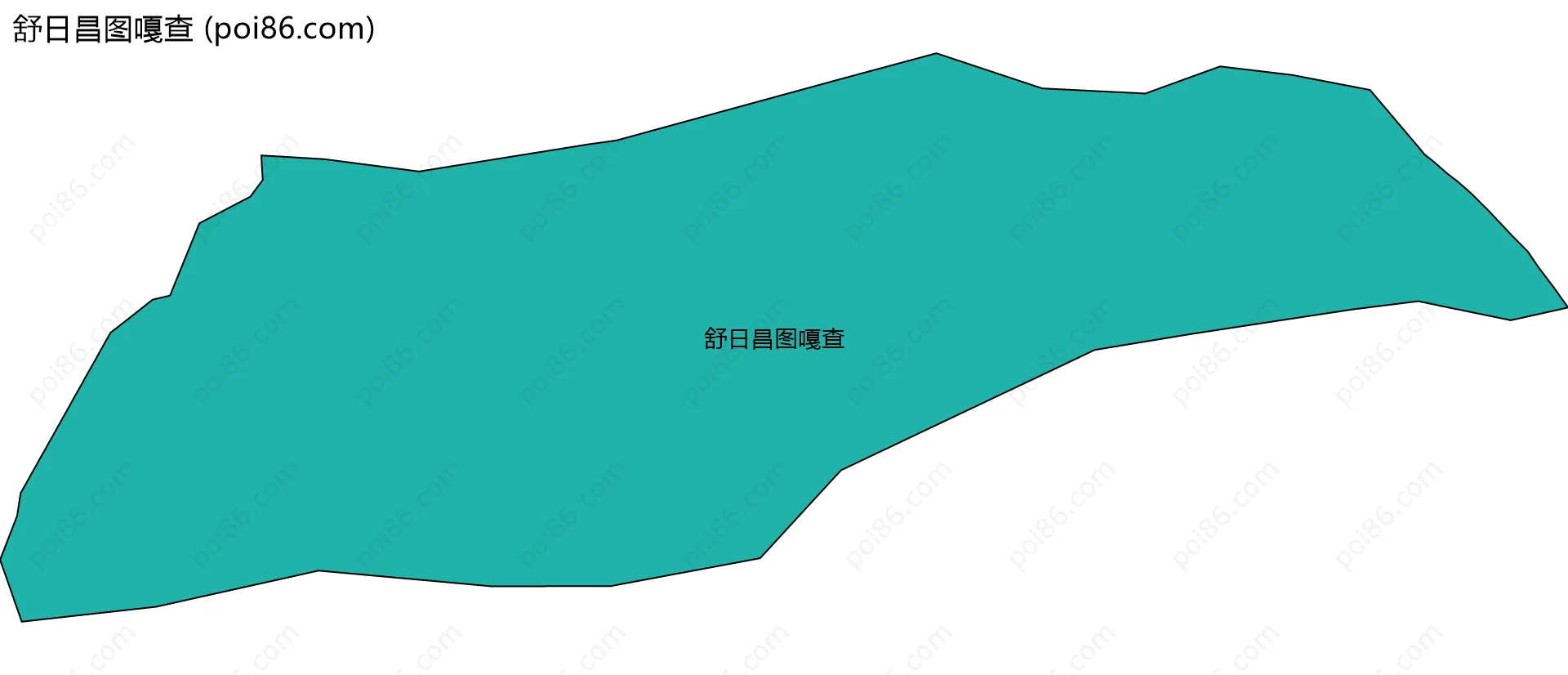 舒日昌图嘎查边界地图