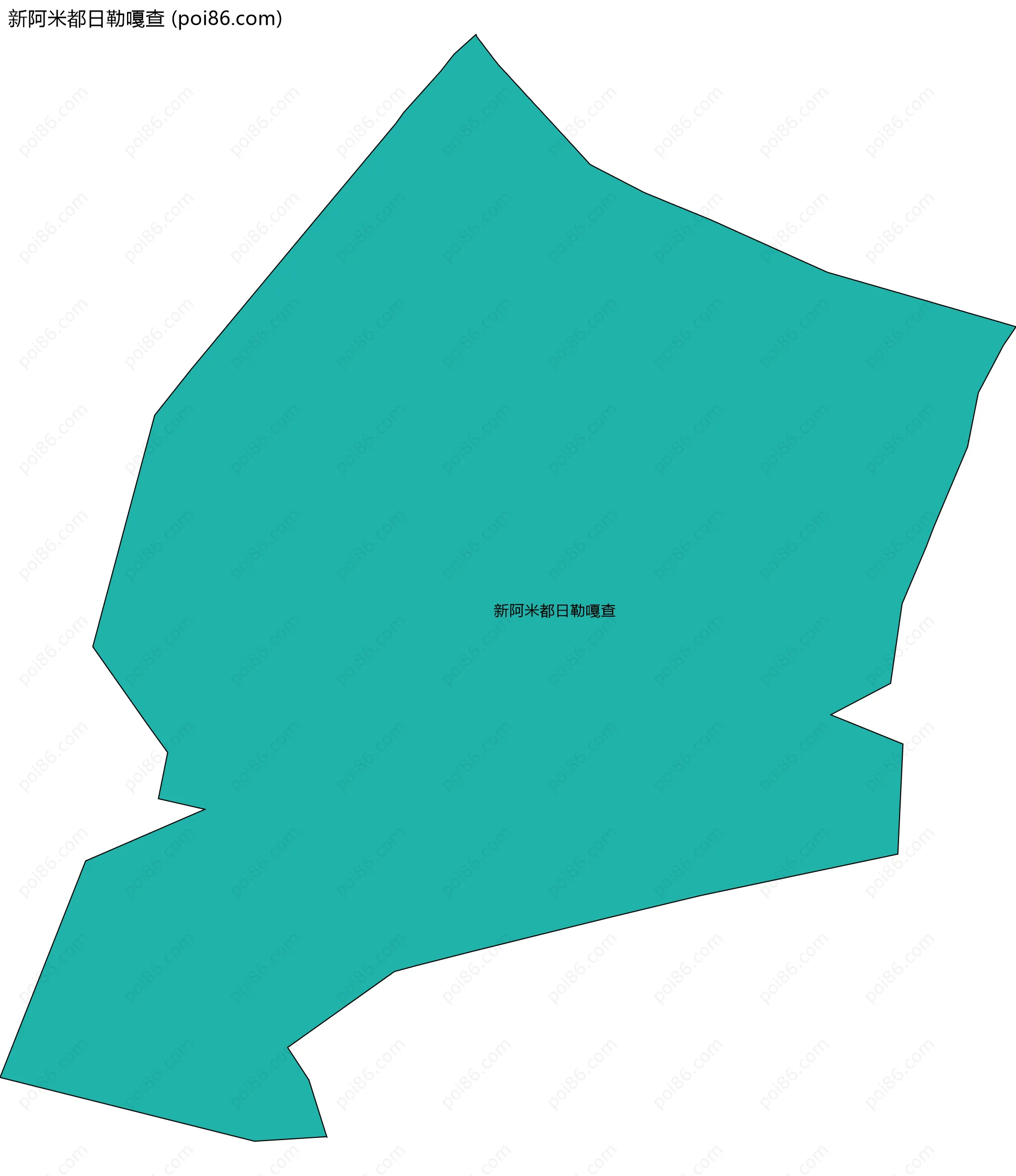 新阿米都日勒嘎查边界地图