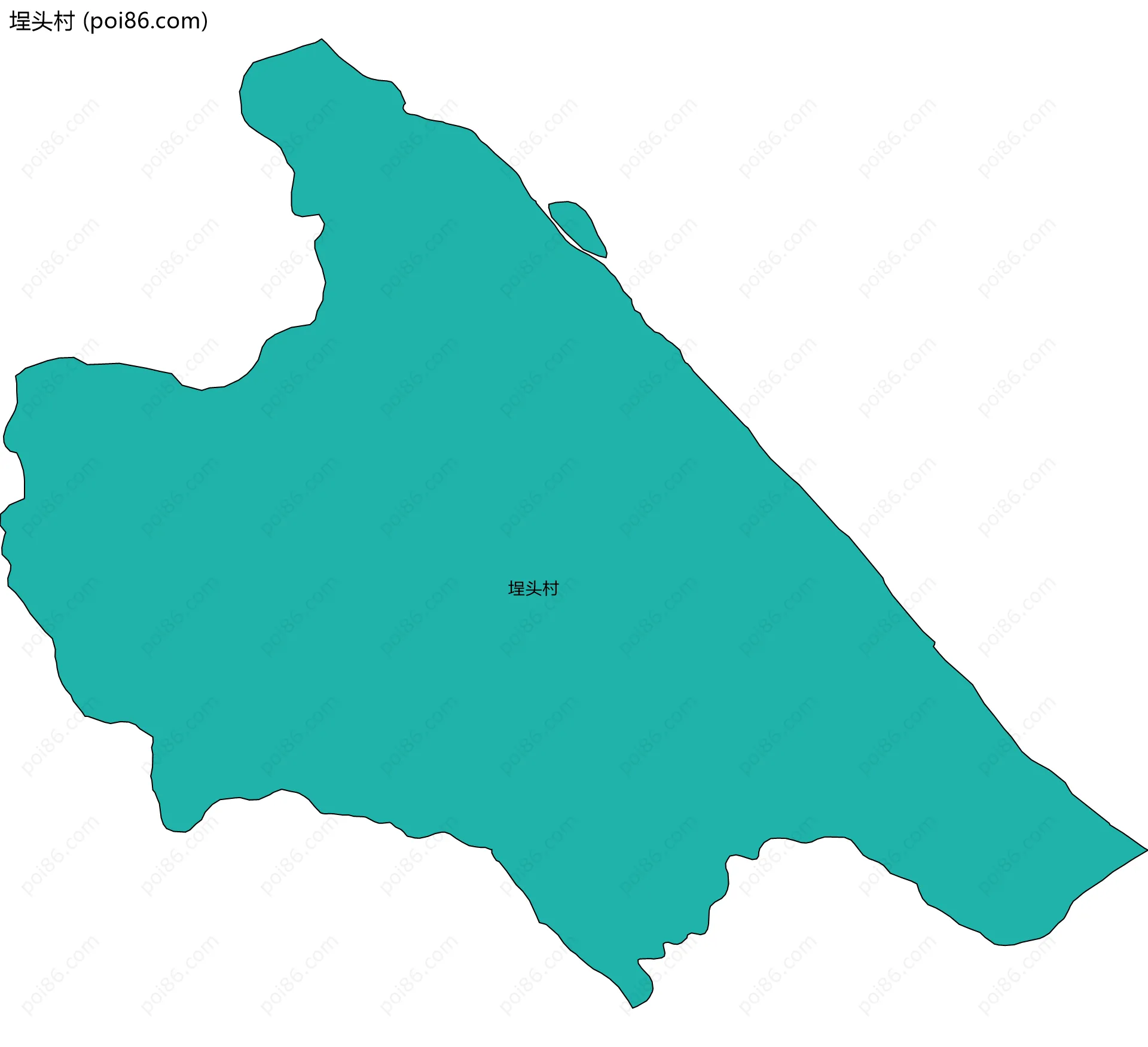 埕头村边界地图