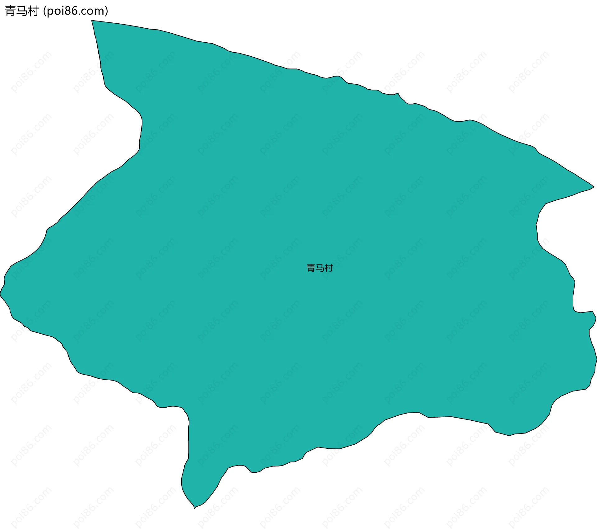 青马村边界地图