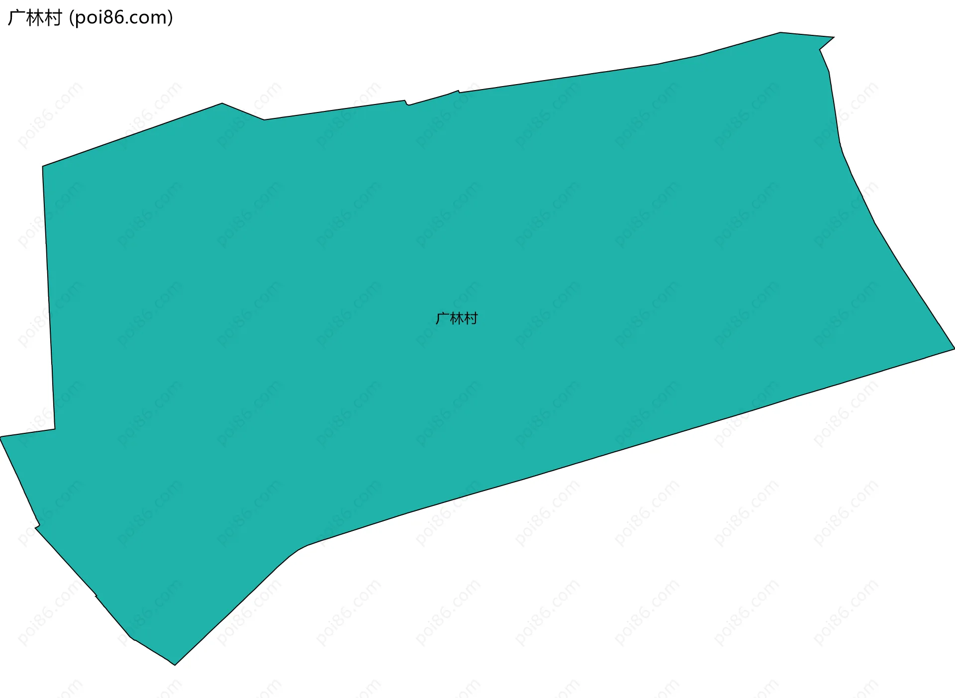广林村边界地图
