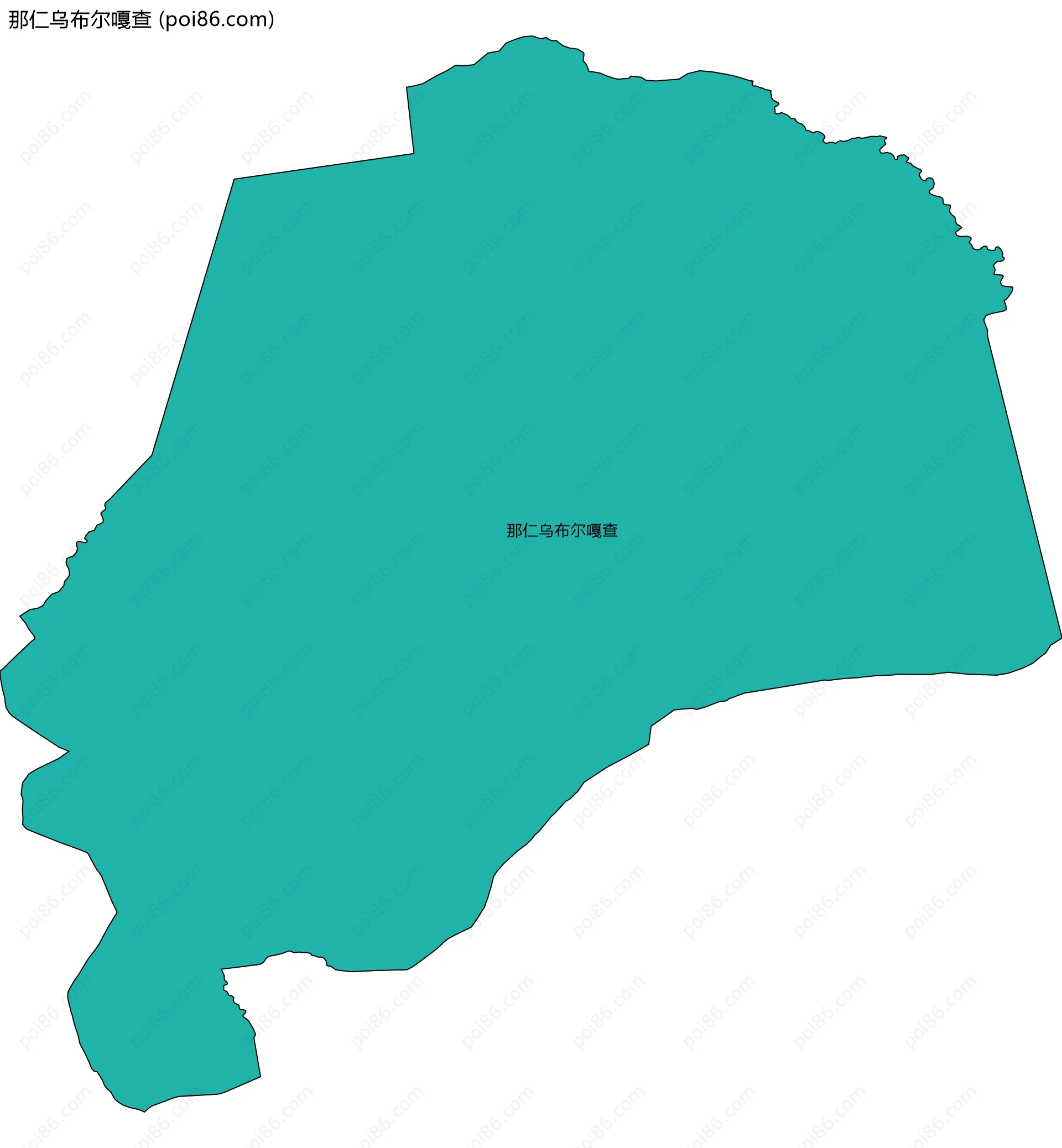 那仁乌布尔嘎查边界地图
