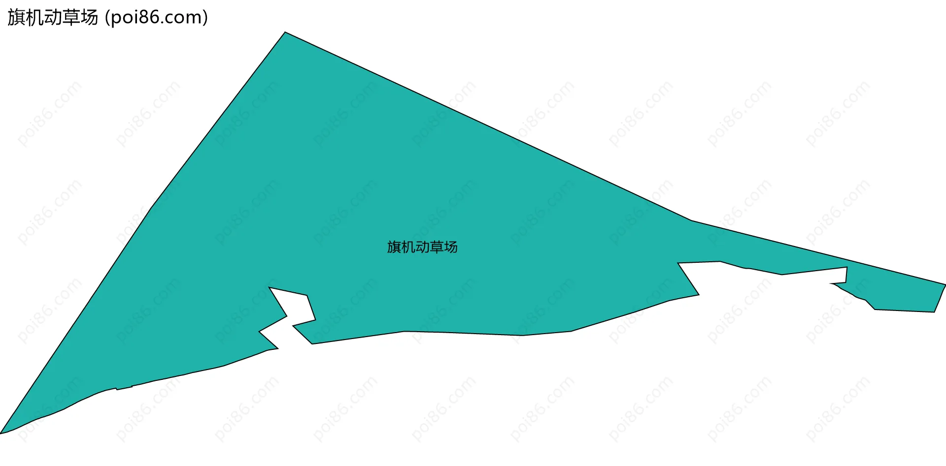 旗机动草场边界地图