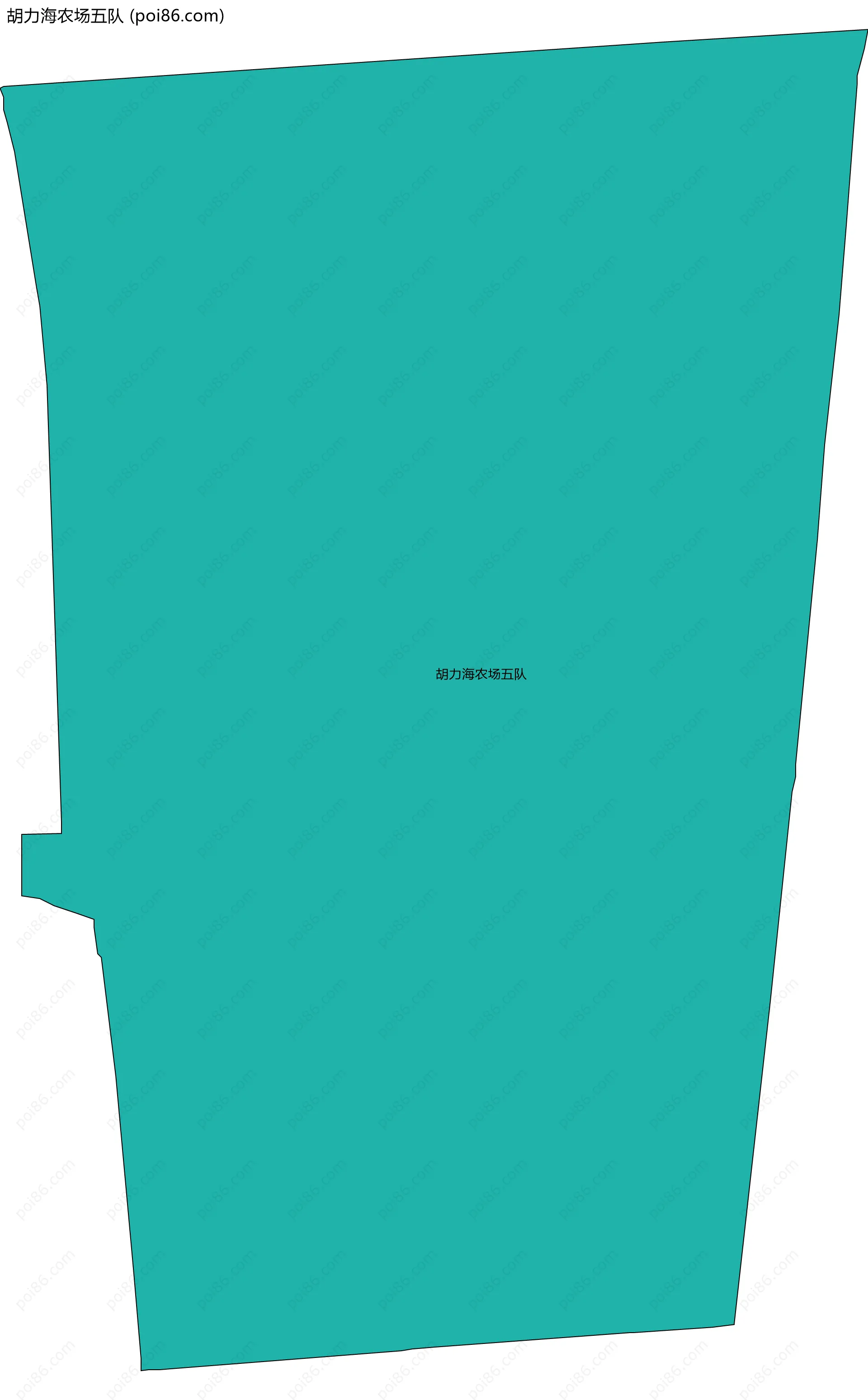 胡力海农场五队边界地图