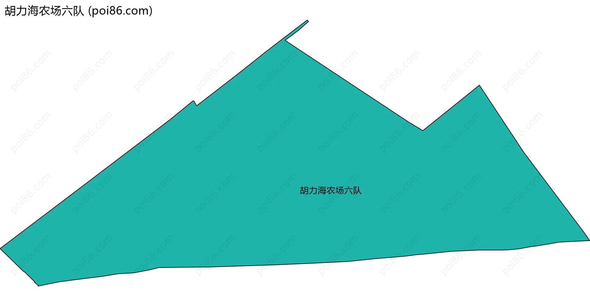 胡力海农场六队边界地图