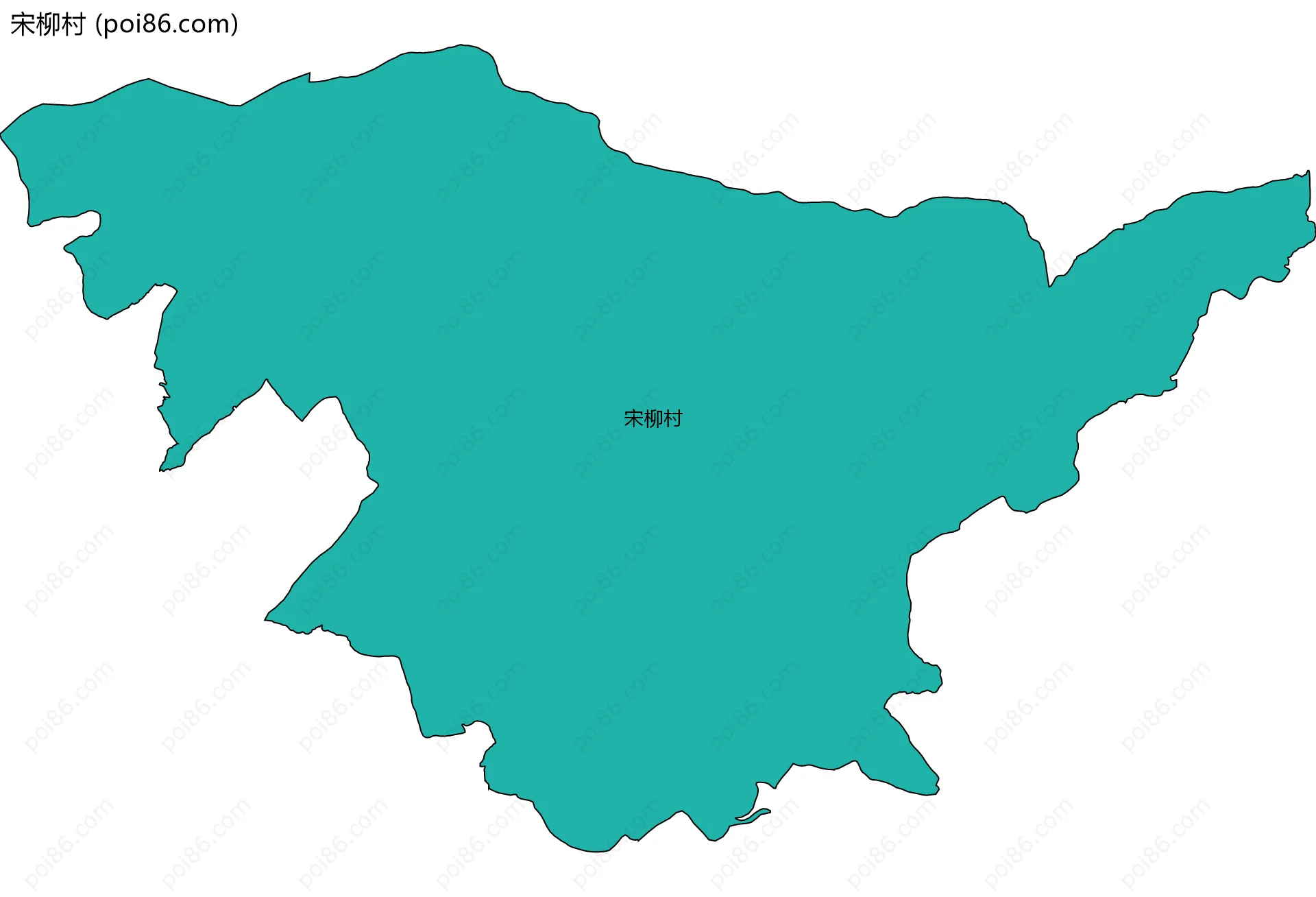 宋柳村边界地图