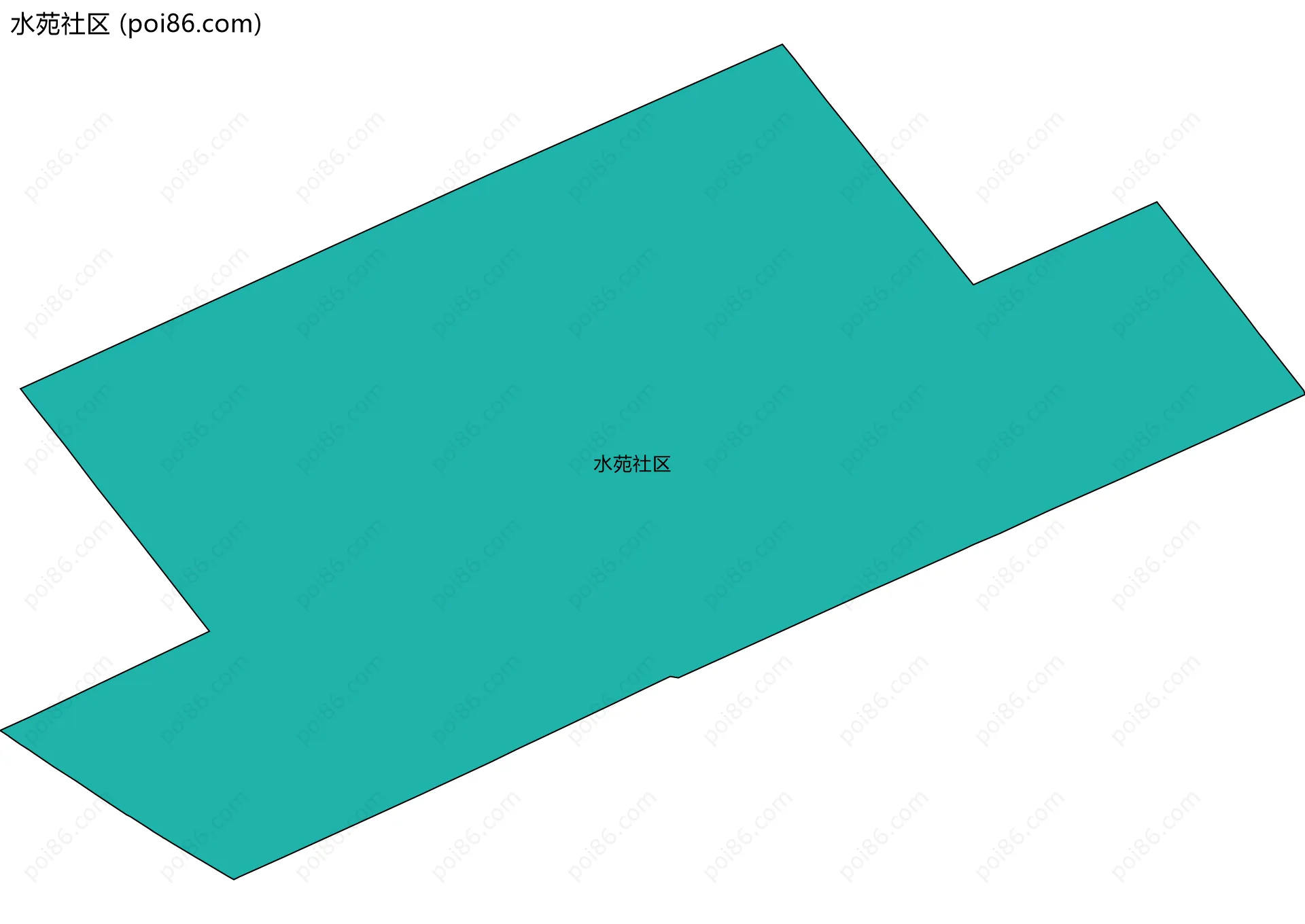水苑社区边界地图