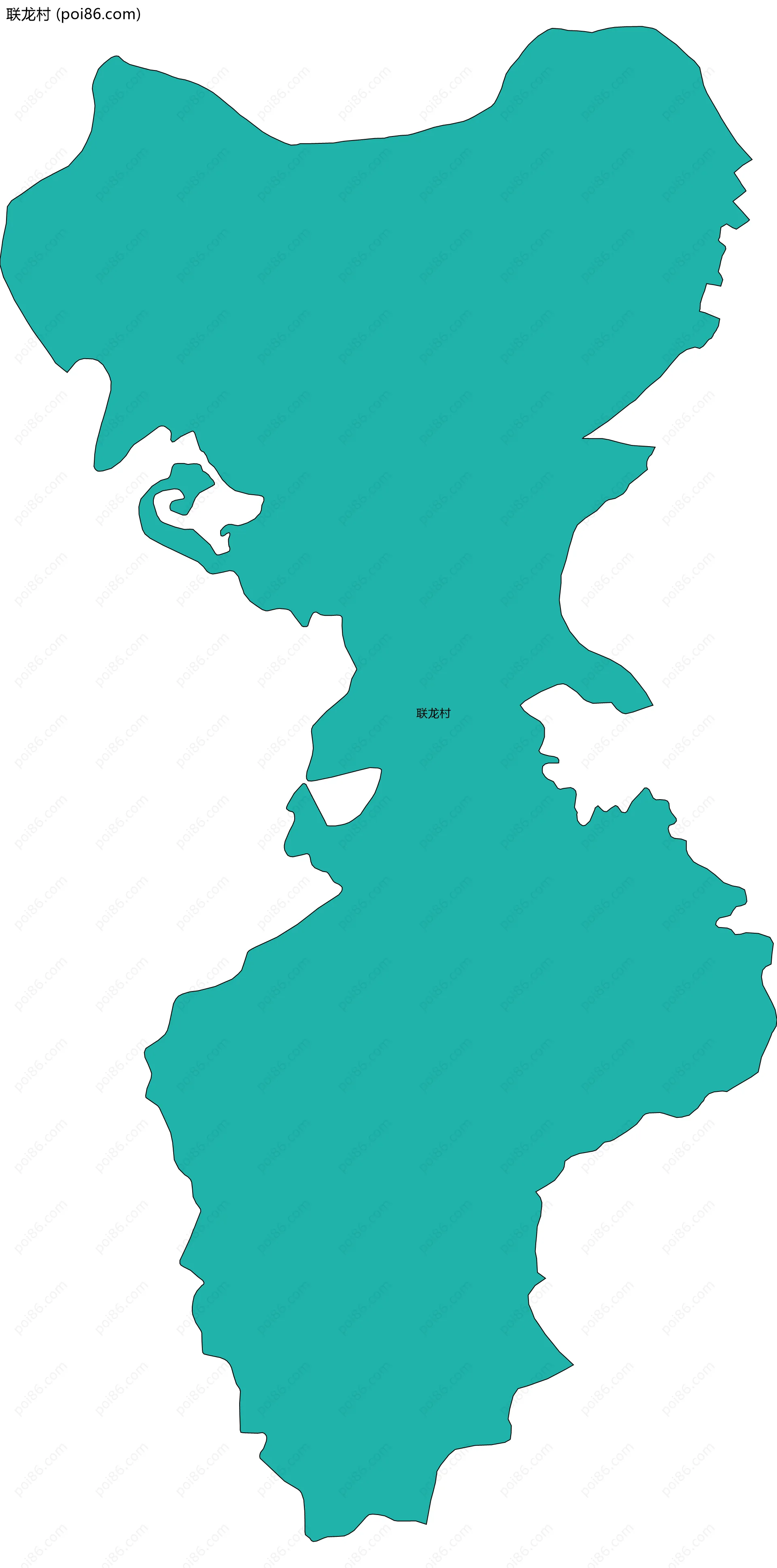 联龙村边界地图