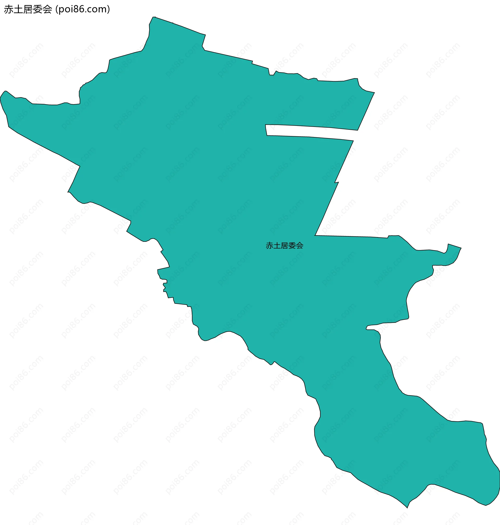 赤土居委会边界地图