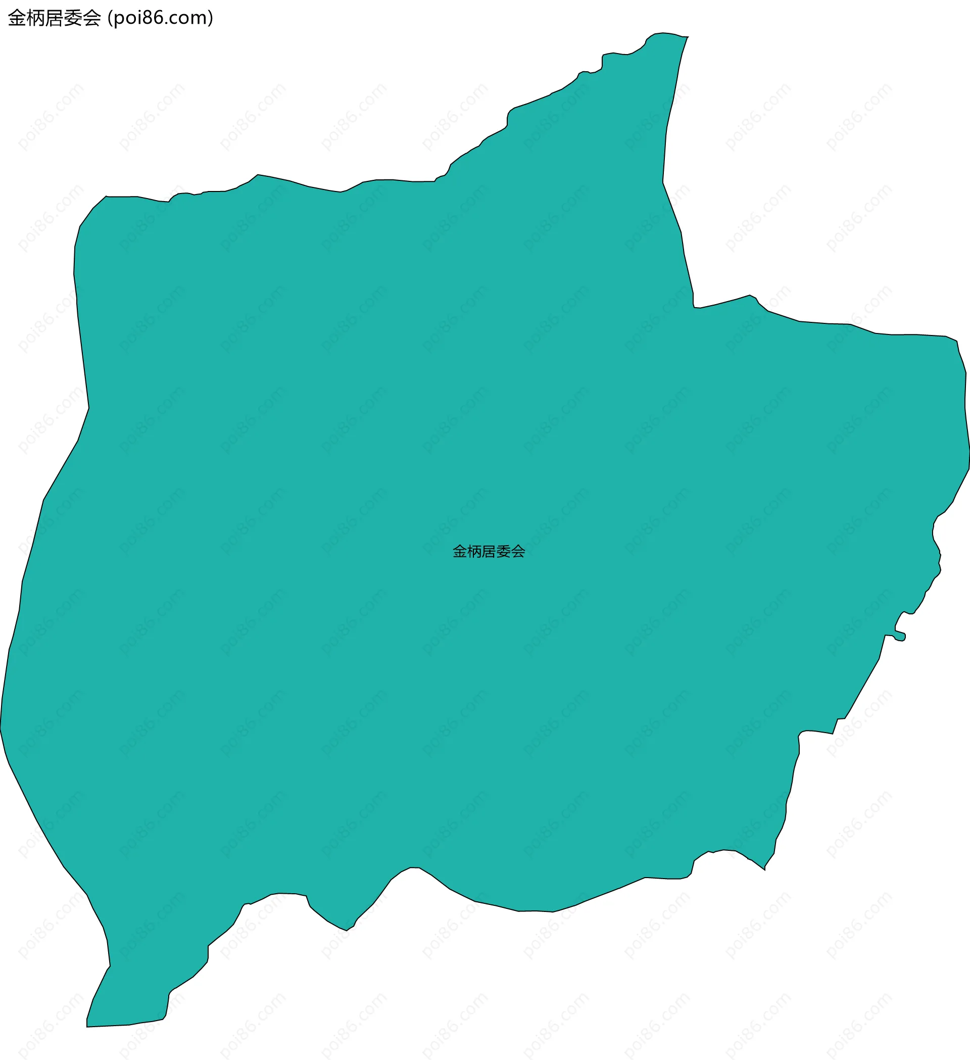 金柄居委会边界地图