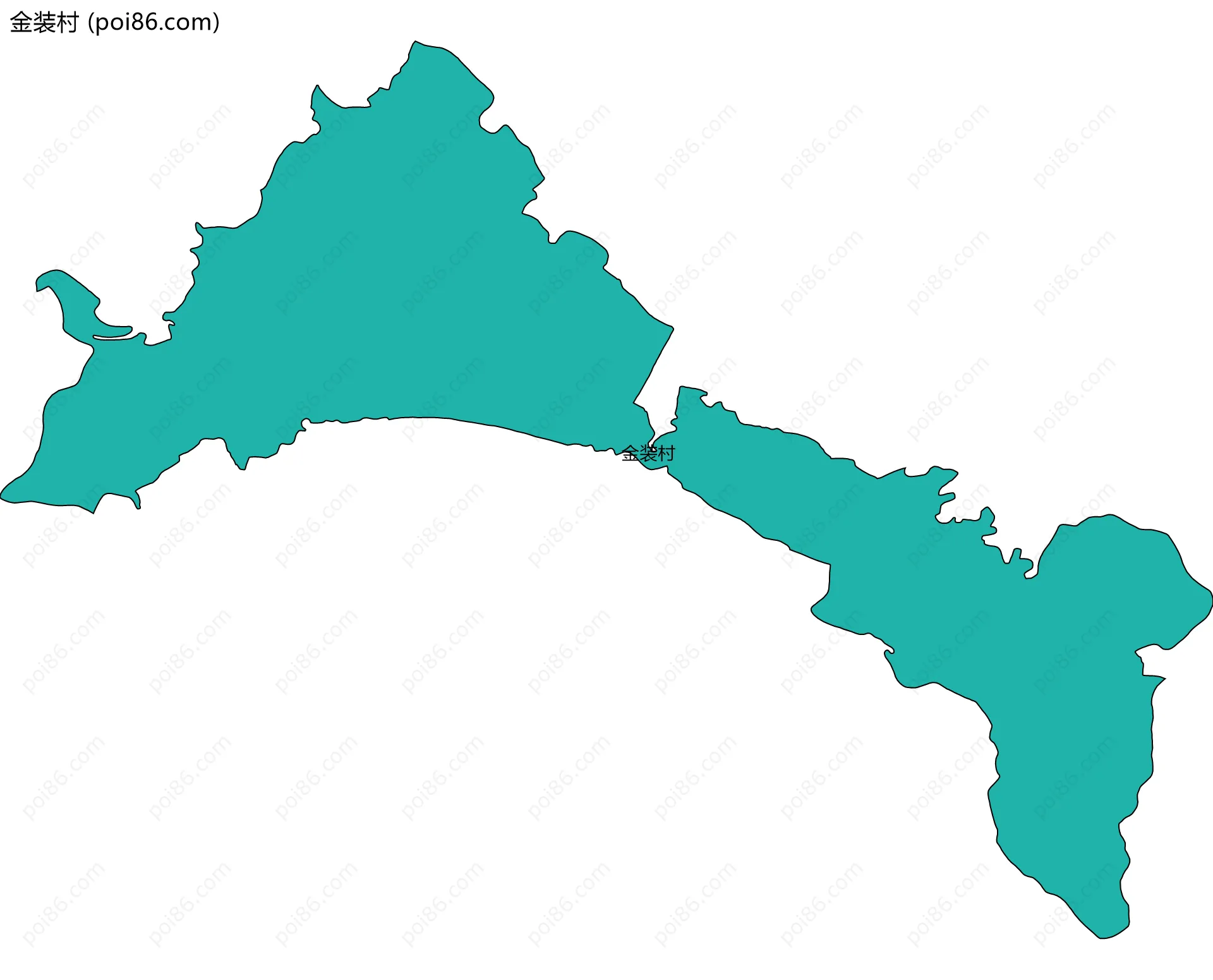 金装村边界地图