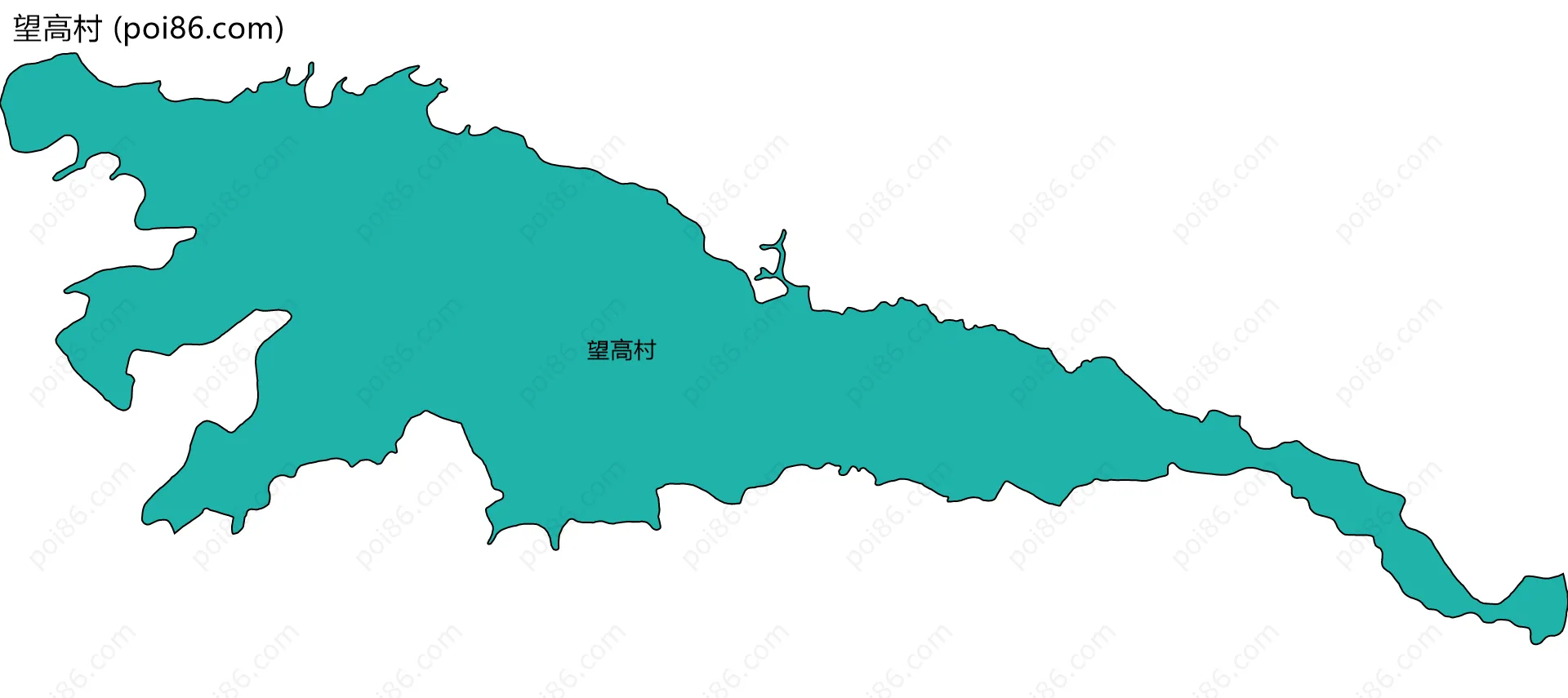 望高村边界地图