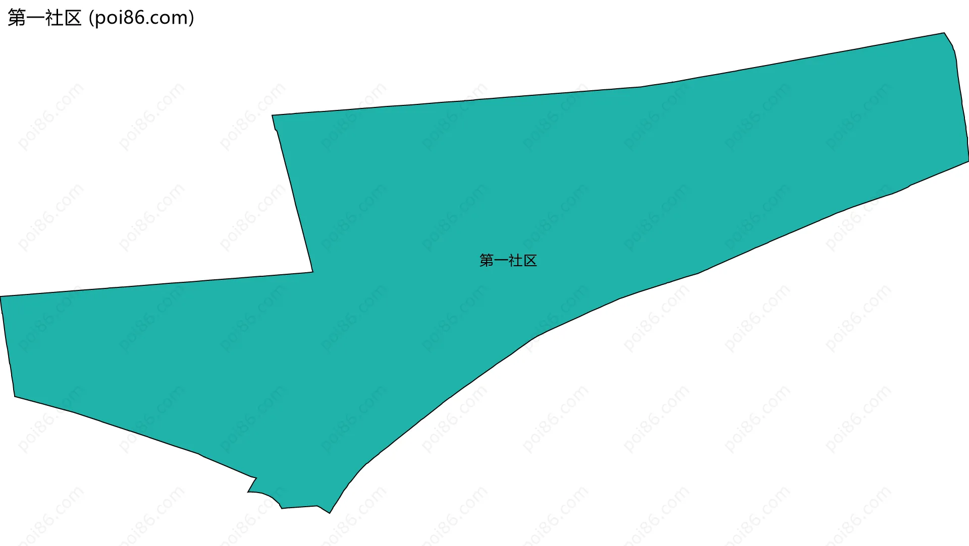 第一社区边界地图