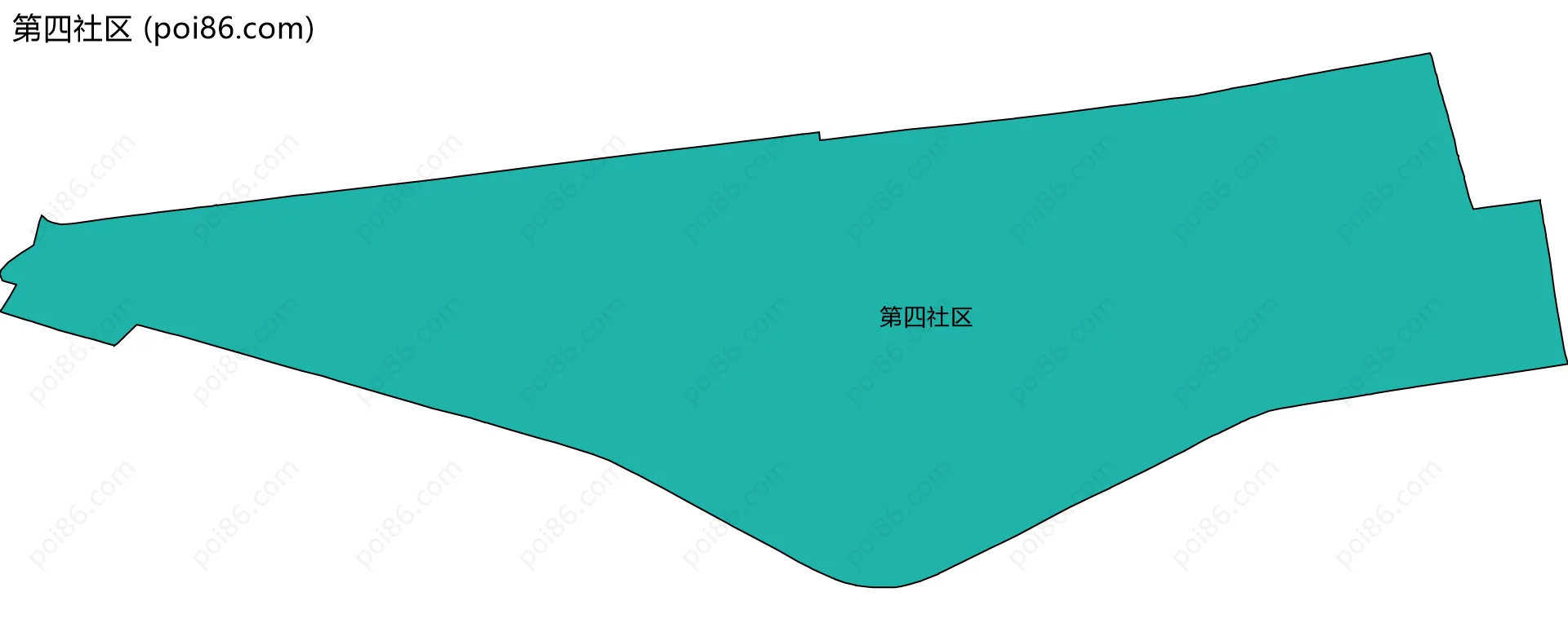 第四社区边界地图