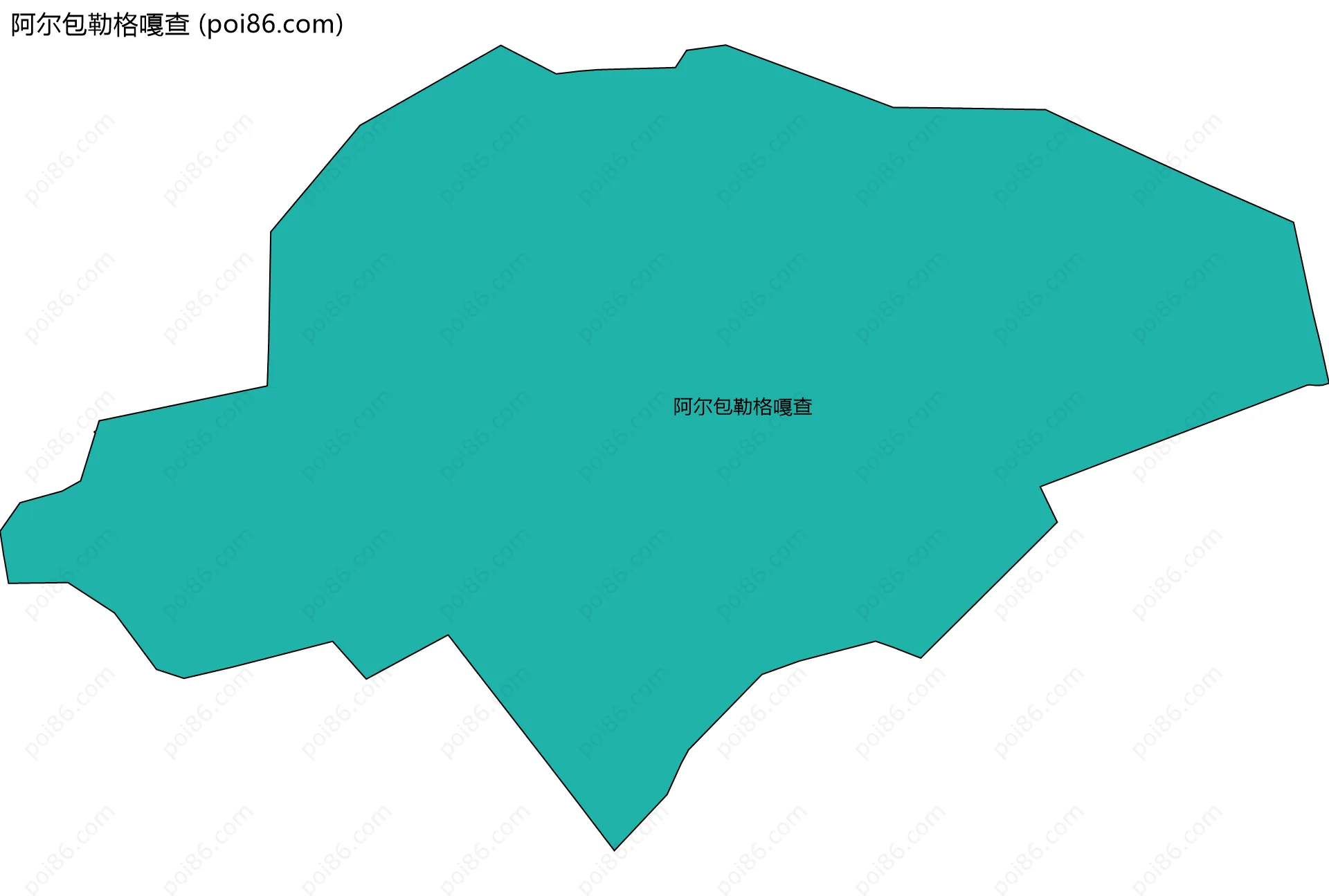 阿尔包勒格嘎查边界地图