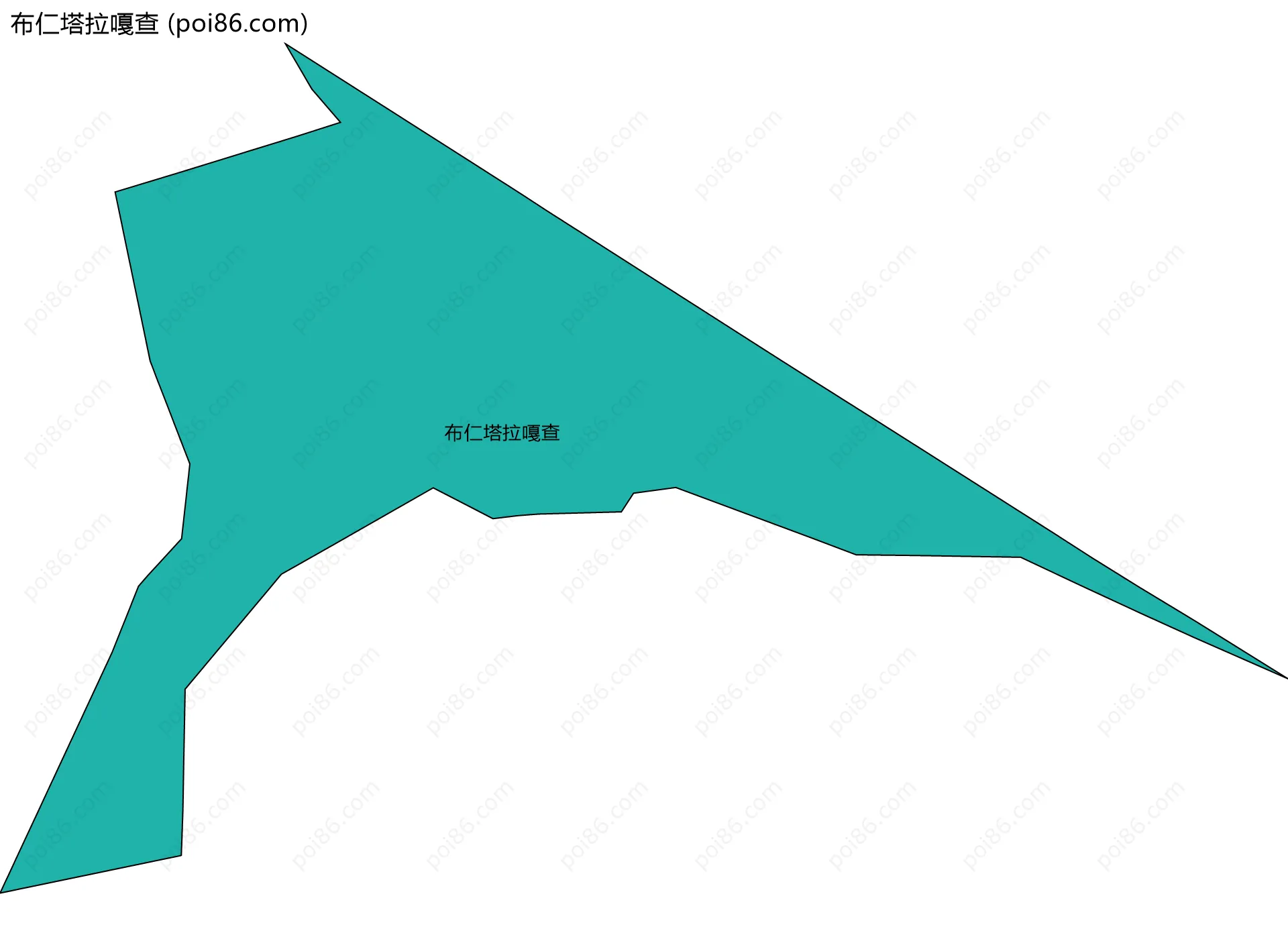 布仁塔拉嘎查边界地图
