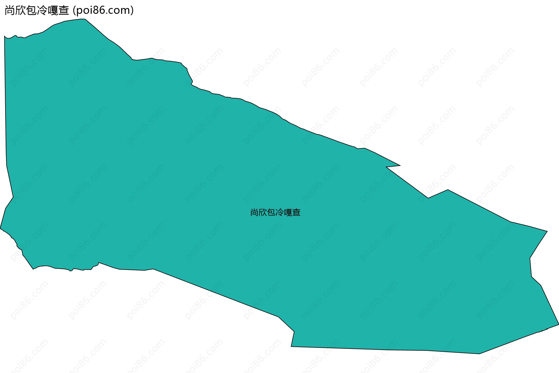 尚欣包冷嘎查边界地图