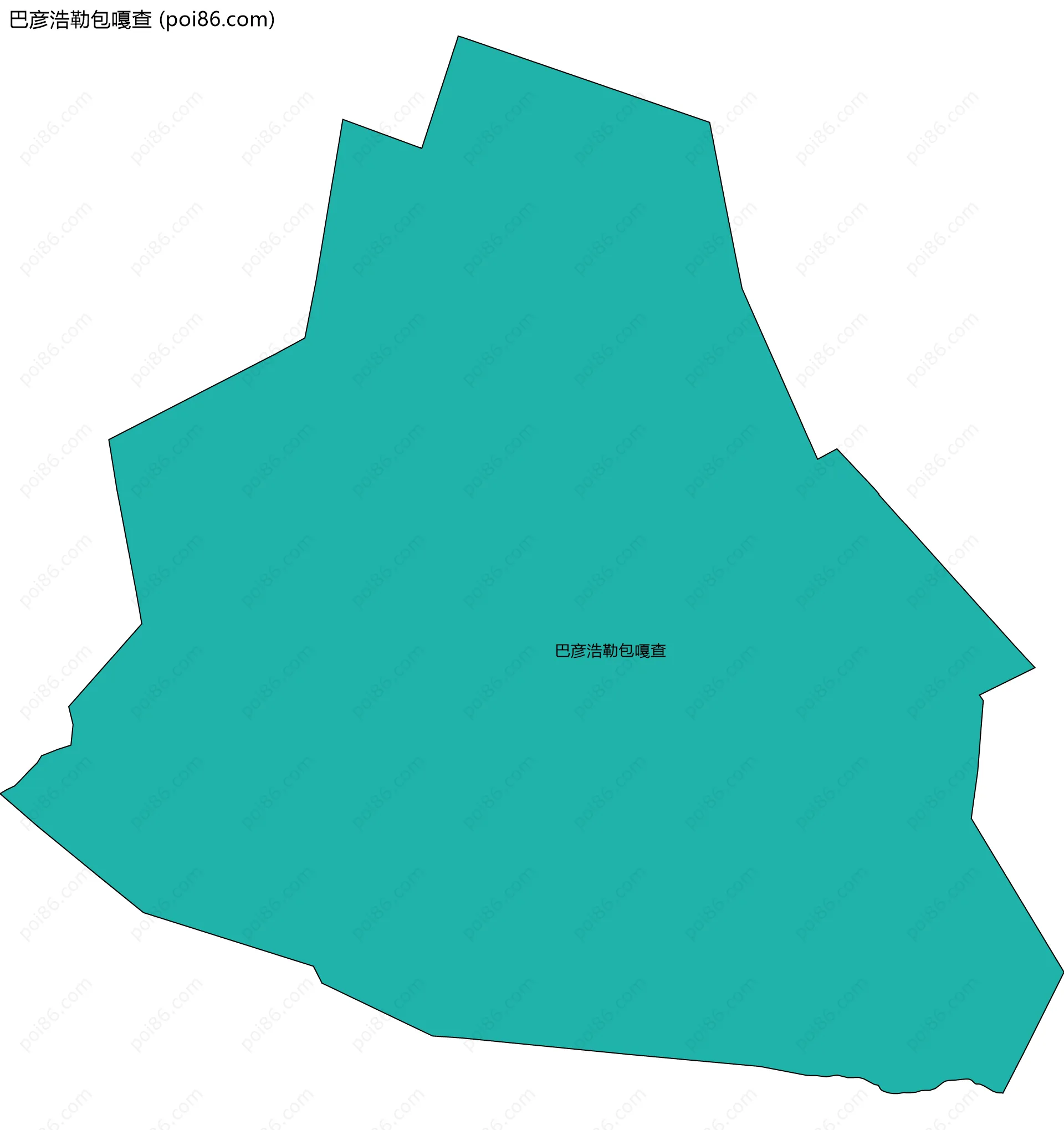 巴彦浩勒包嘎查边界地图