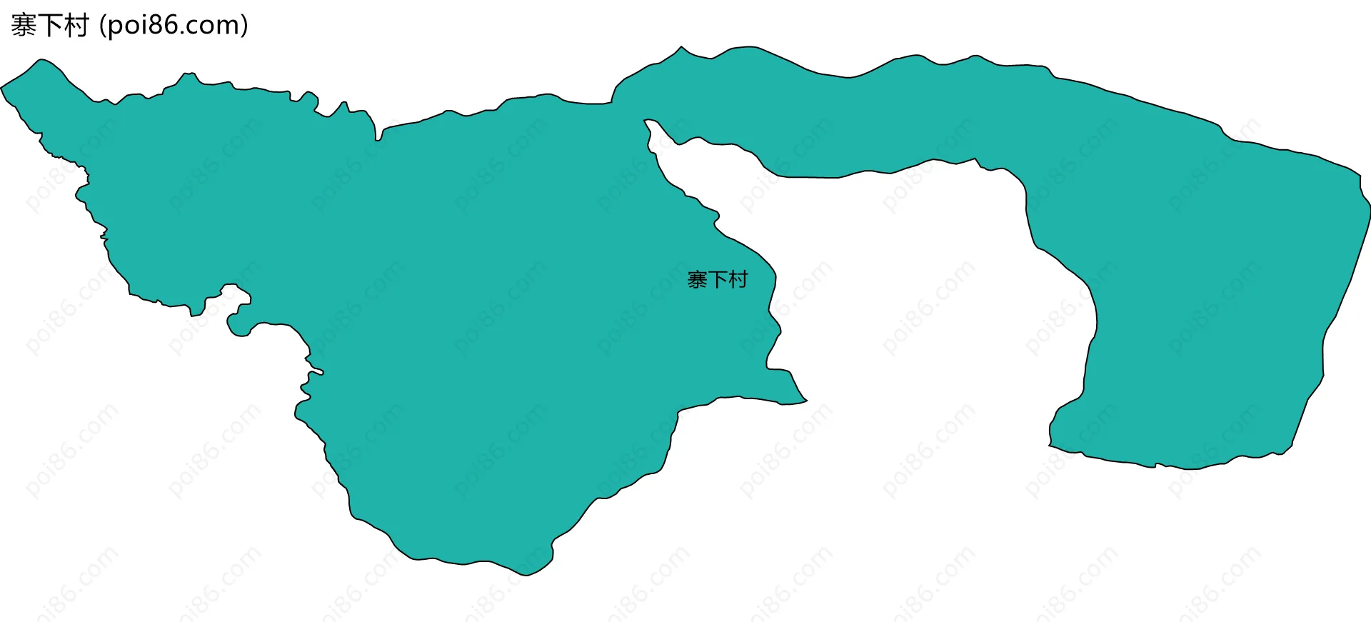 寨下村边界地图