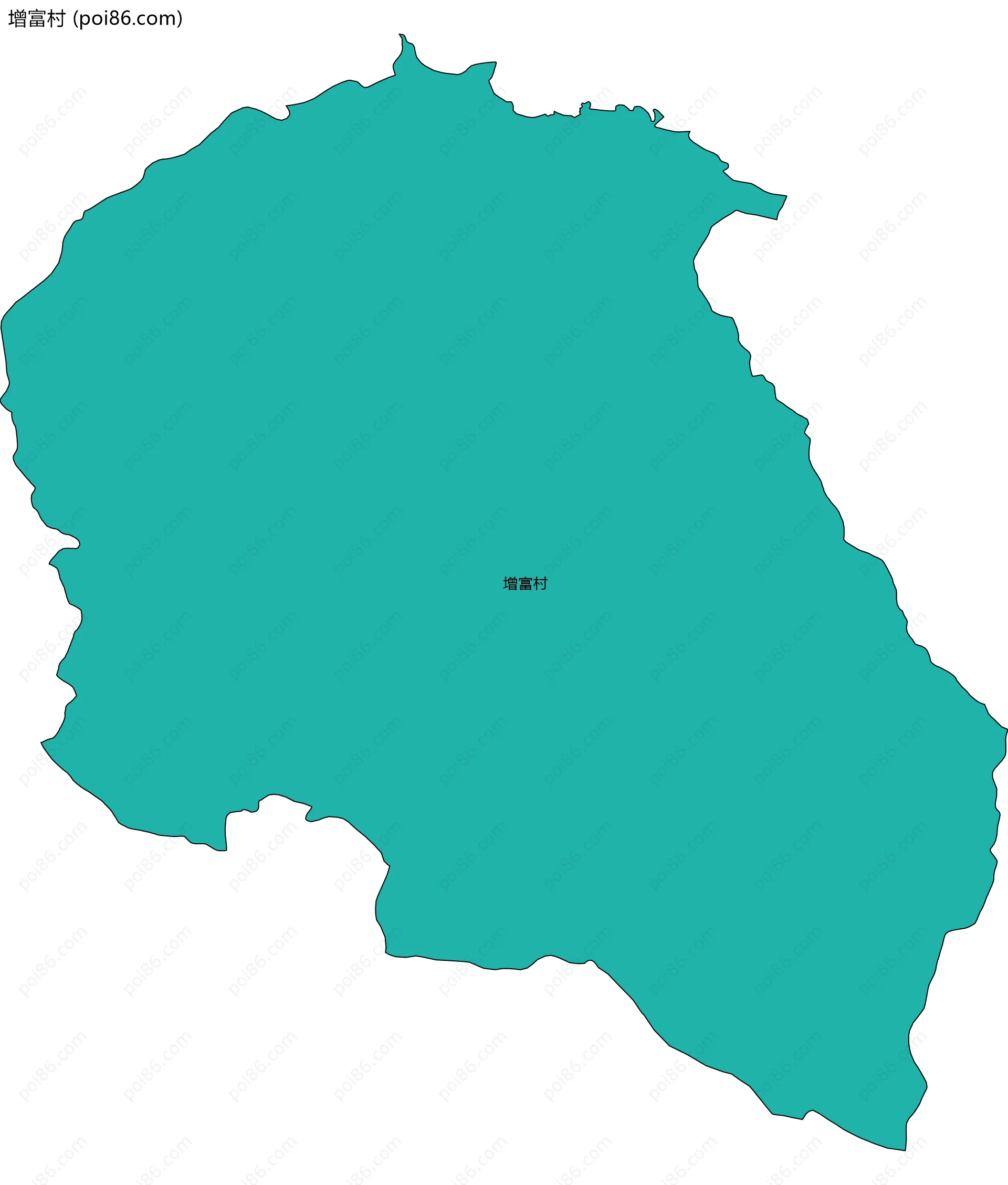增富村边界地图