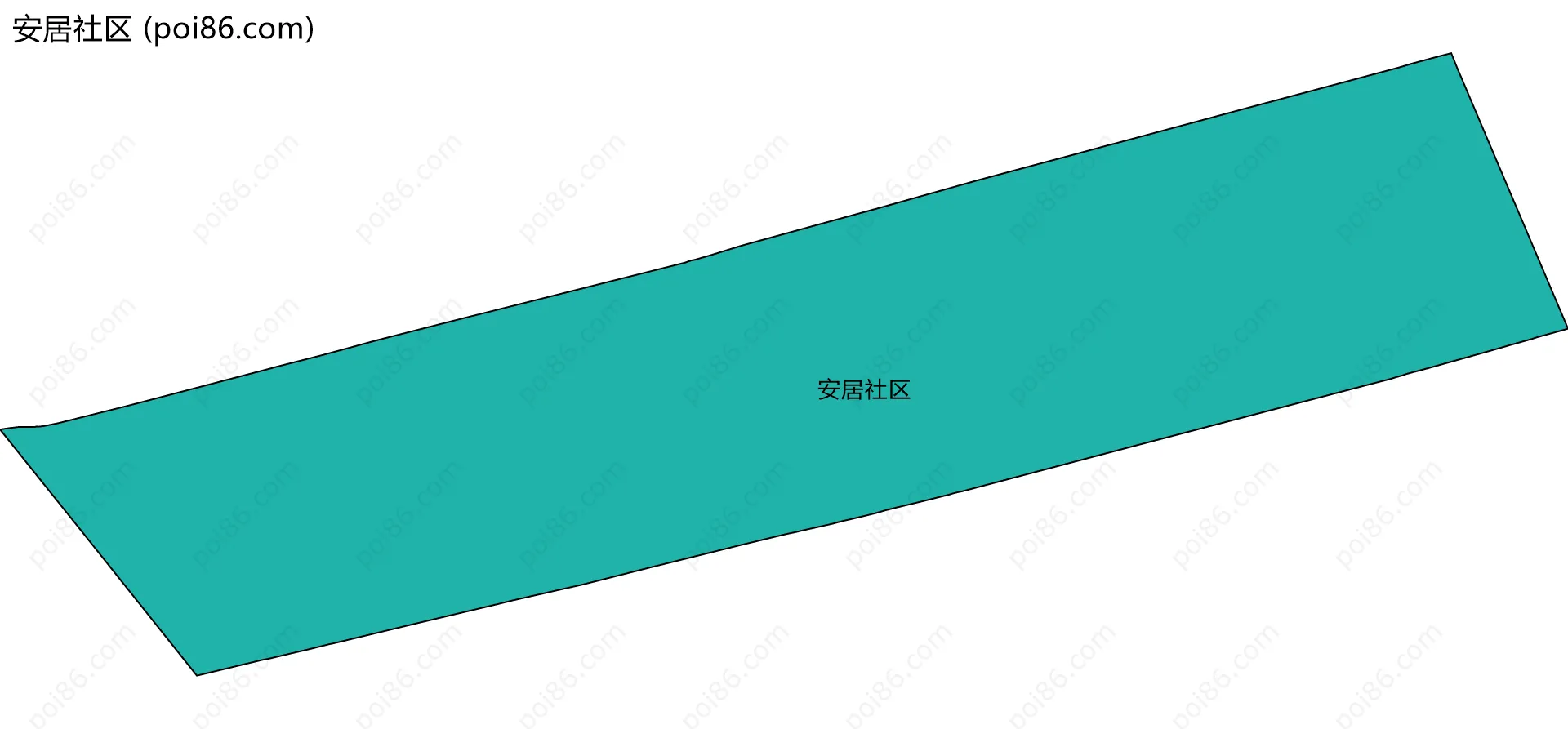 安居社区边界地图