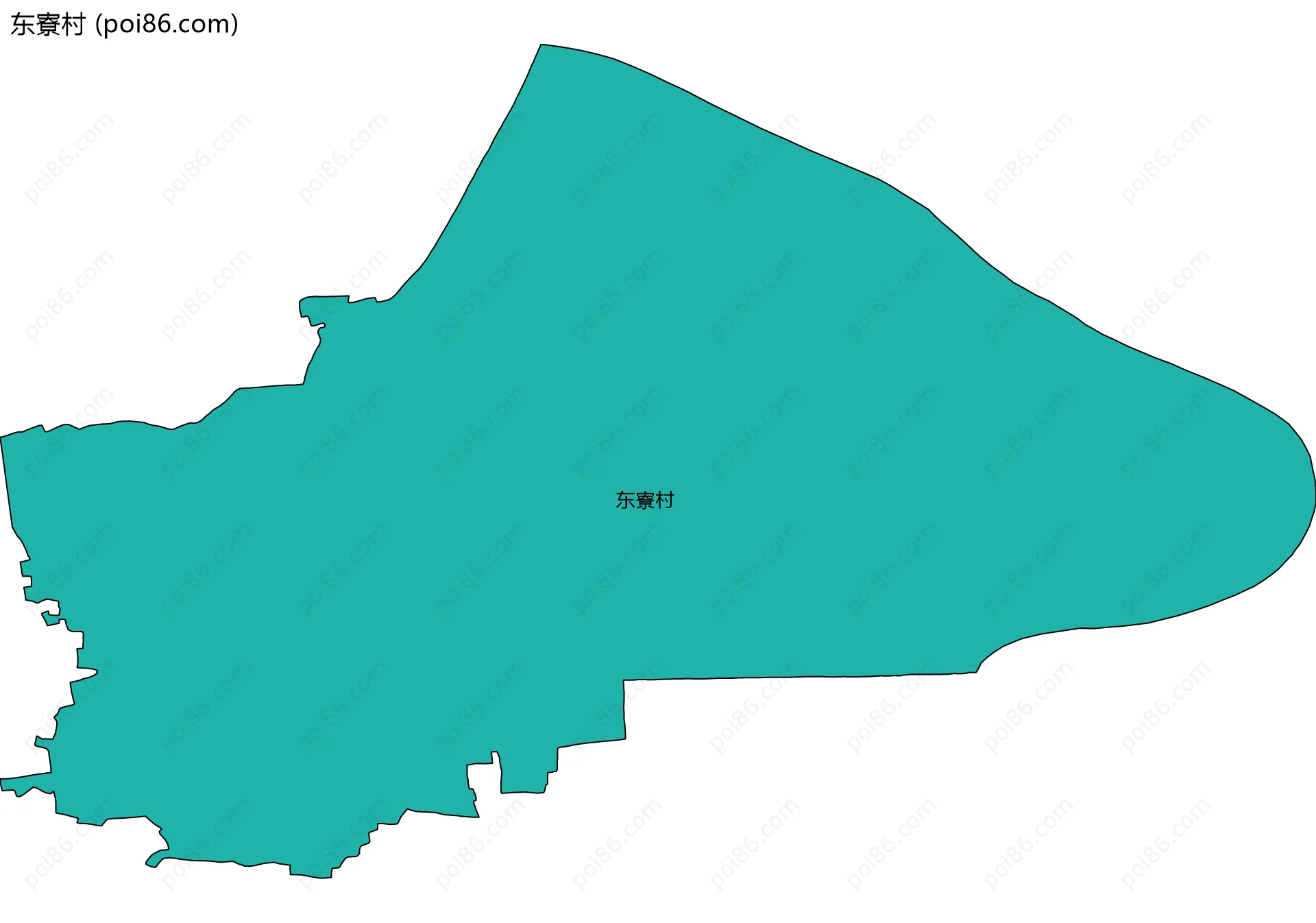 东寮村边界地图