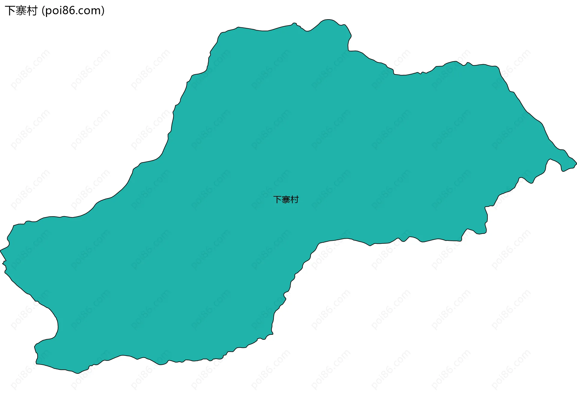 下寨村边界地图