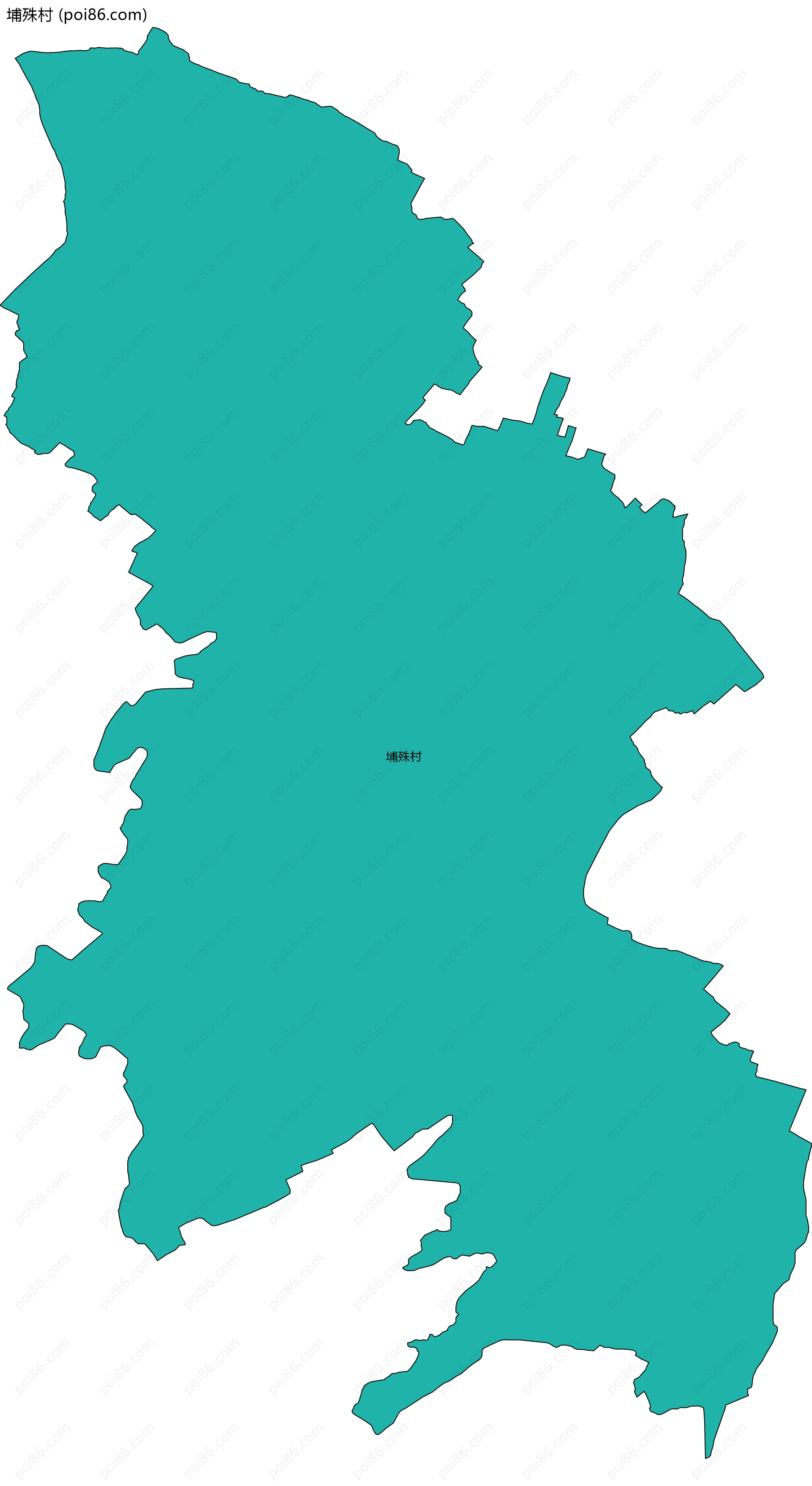 埔殊村边界地图