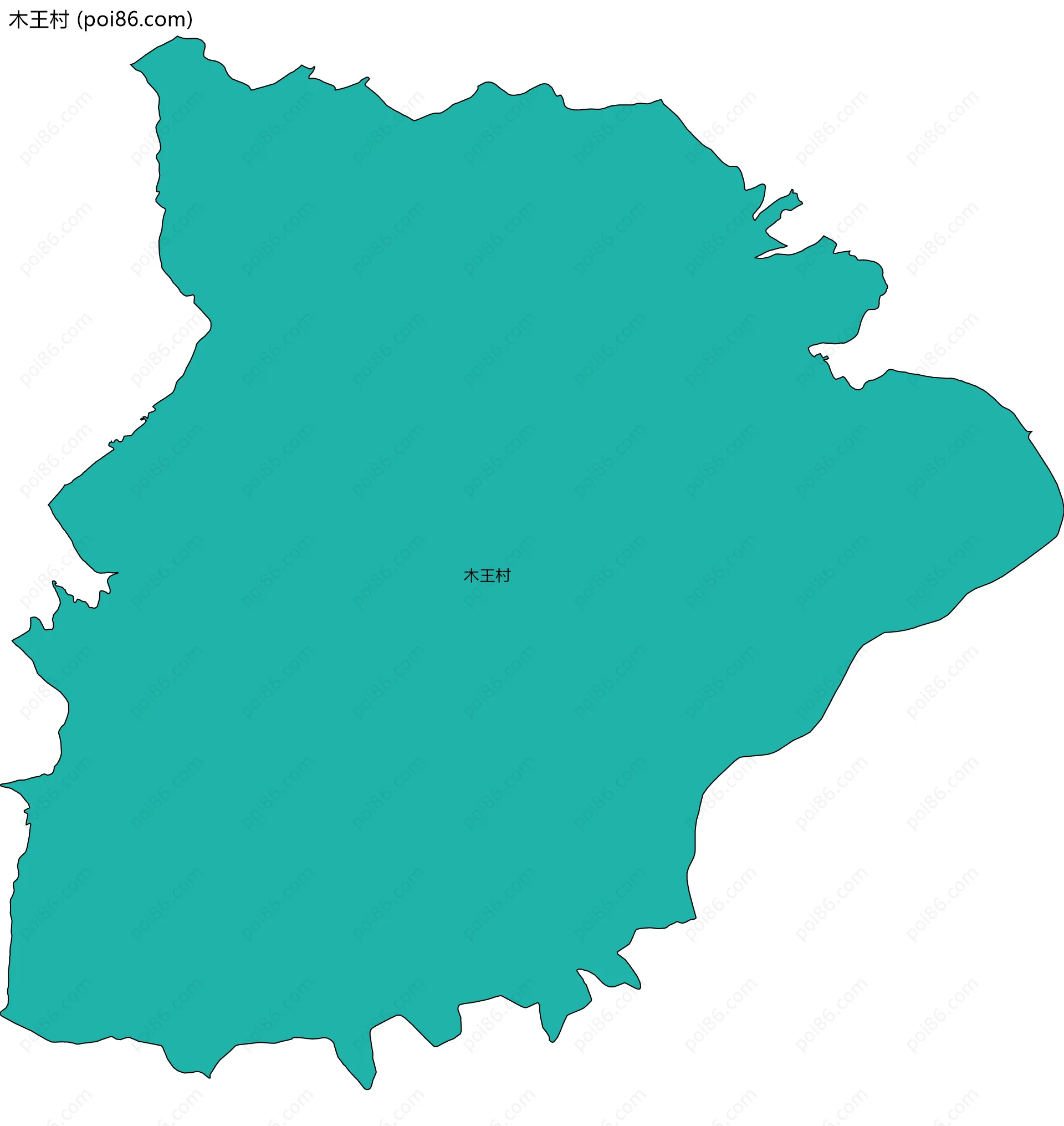 木王村边界地图
