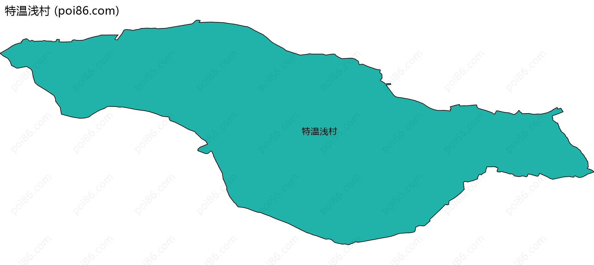 特温浅村边界地图