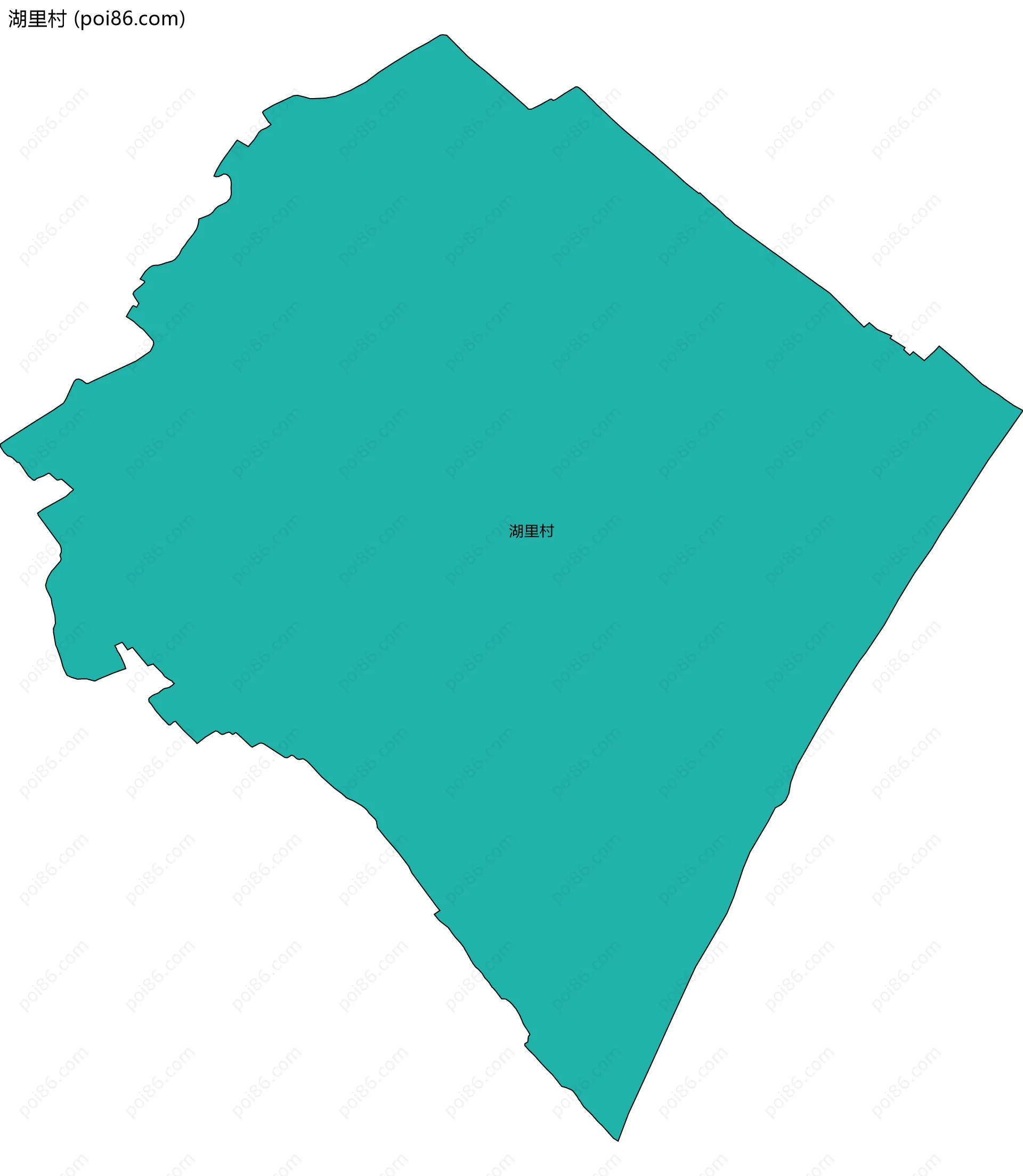 湖里村边界地图