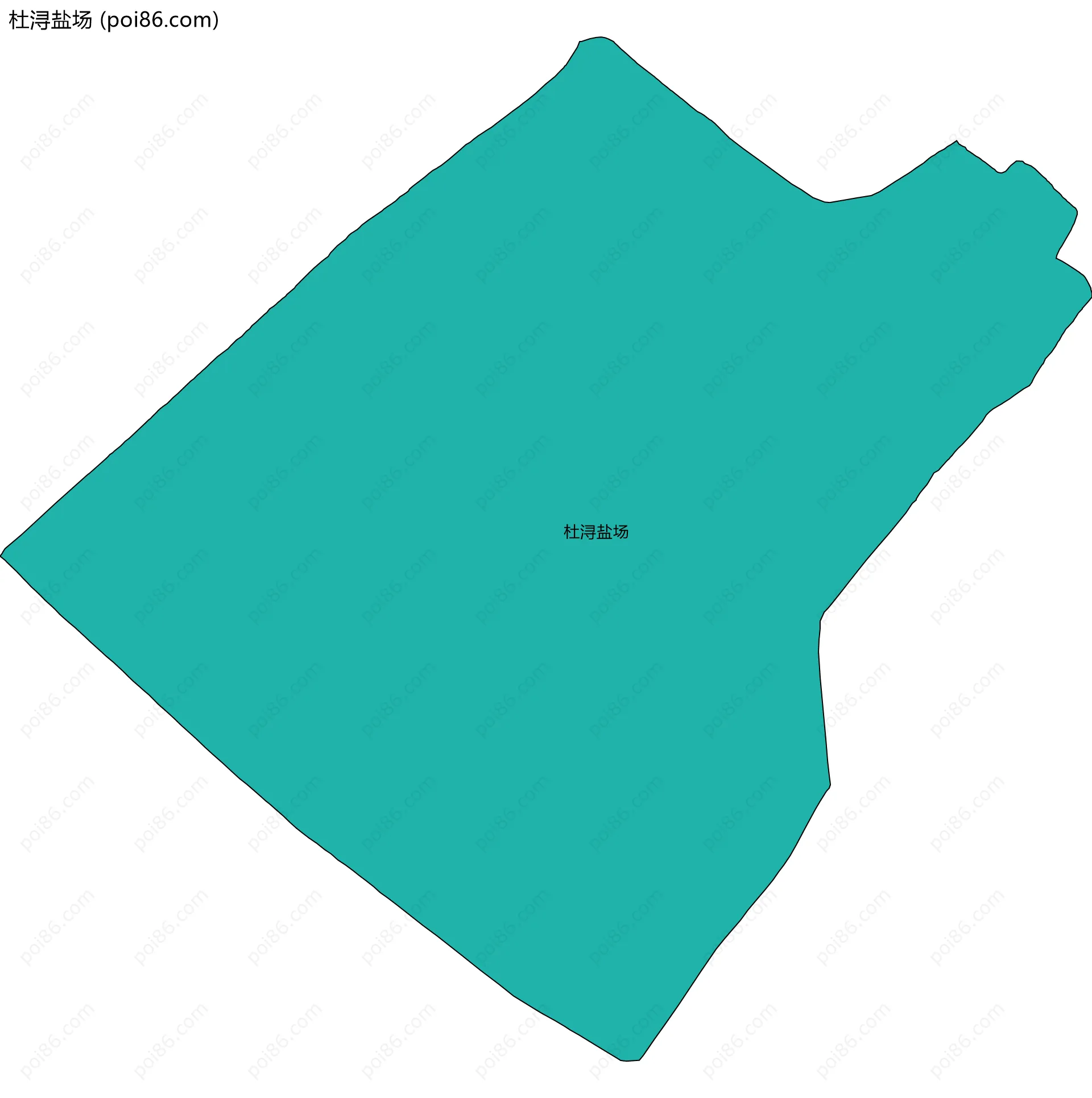 杜浔盐场边界地图