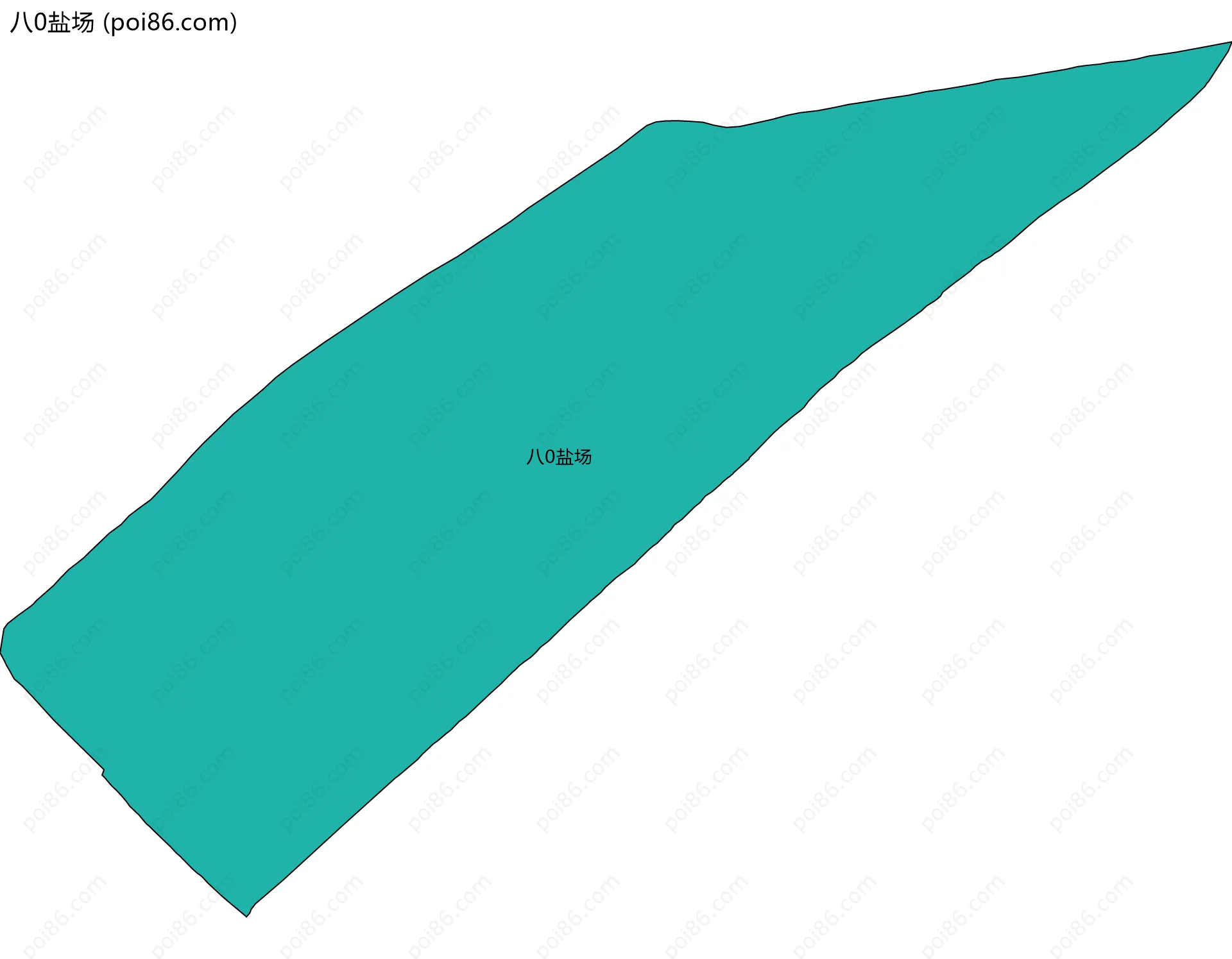 八0盐场边界地图