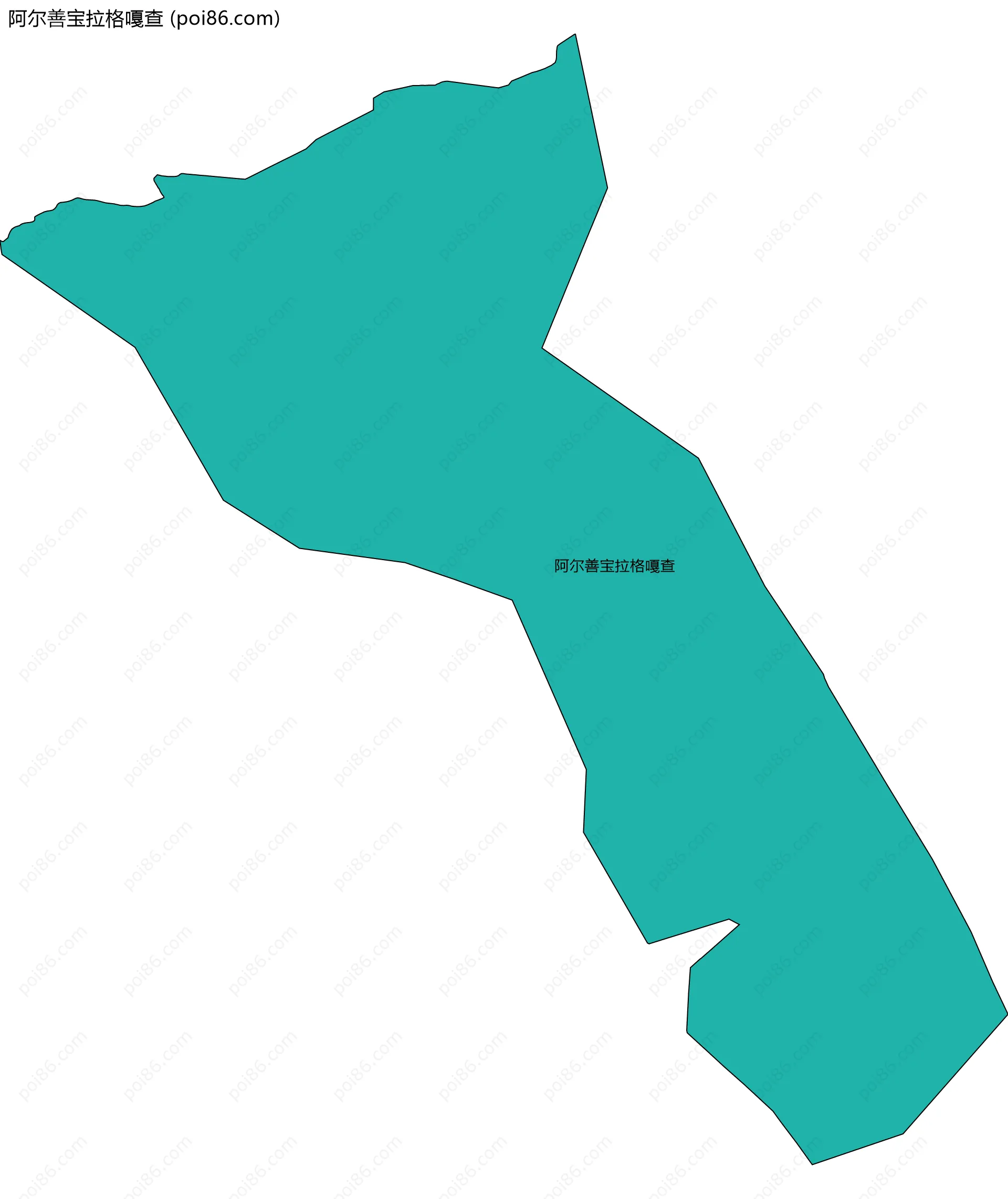 阿尔善宝拉格嘎查边界地图