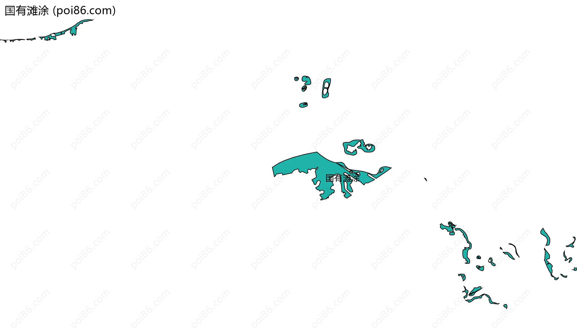 国有滩涂边界地图