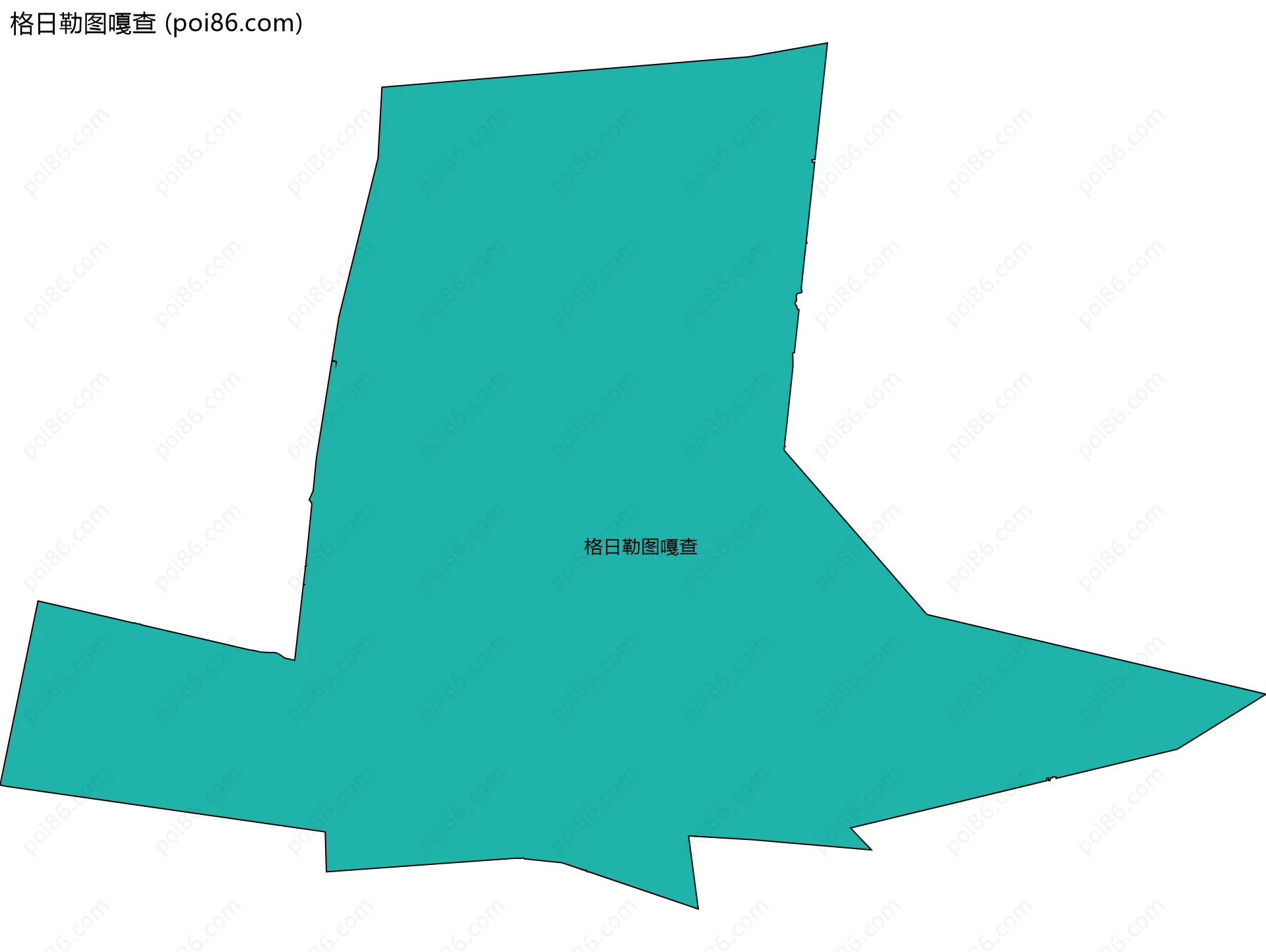 格日勒图嘎查边界地图