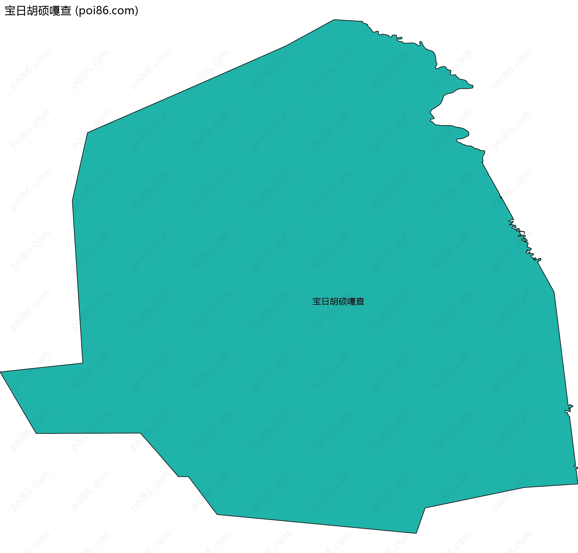 宝日胡硕嘎查边界地图