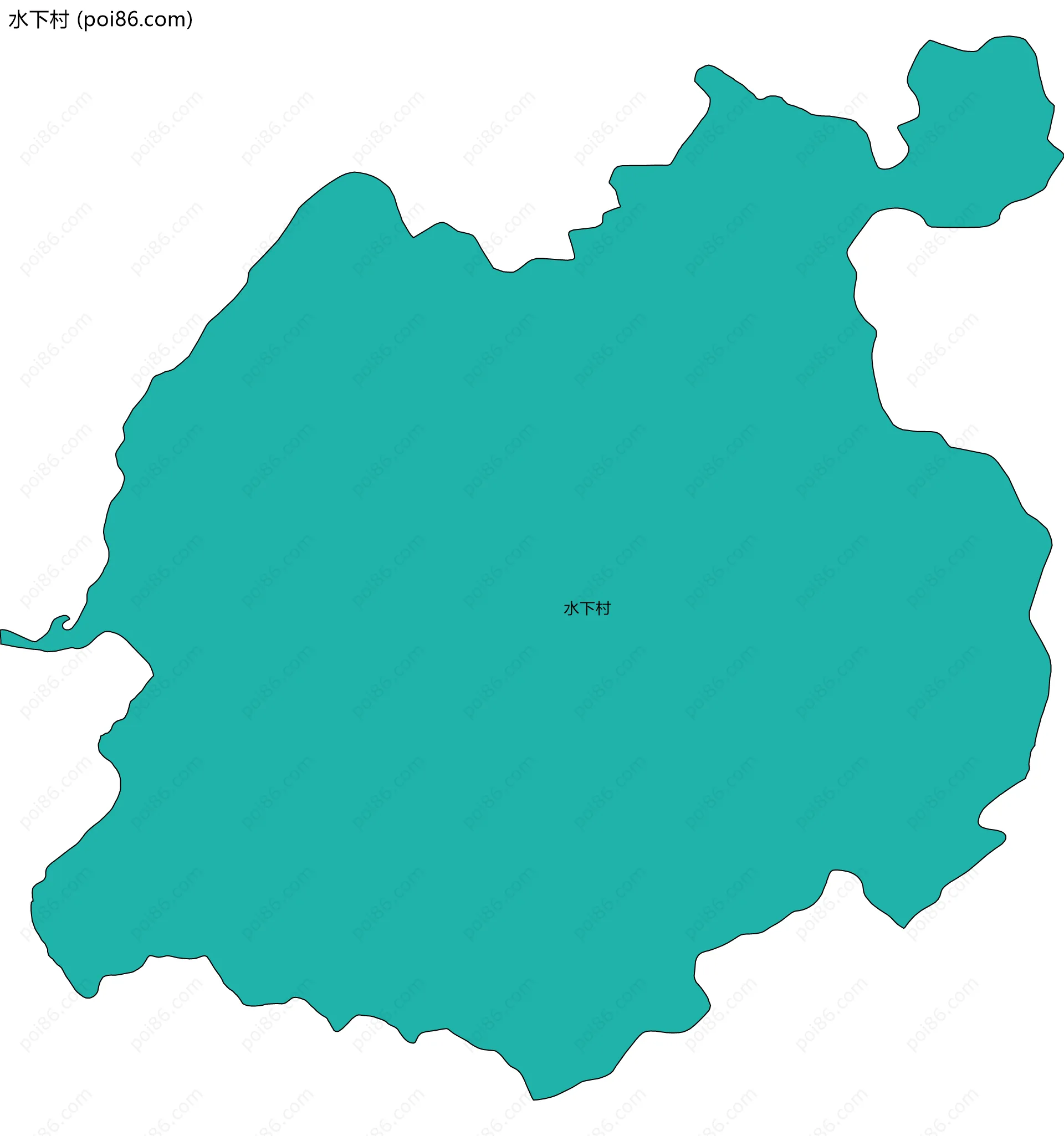 水下村边界地图