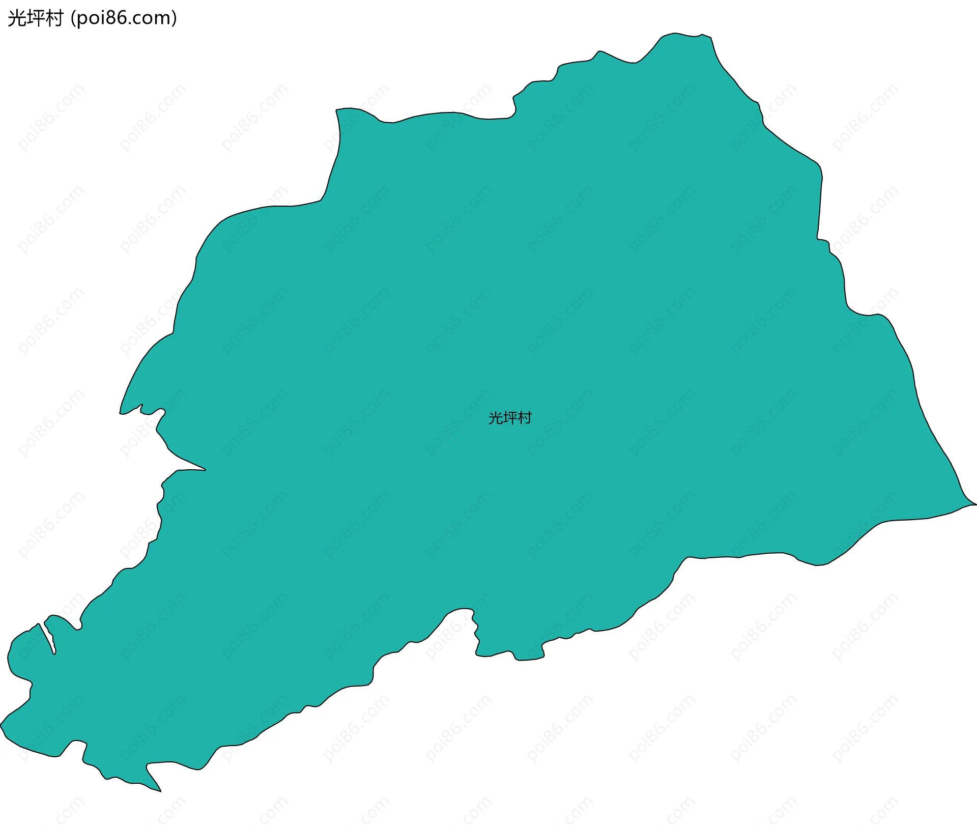 光坪村边界地图