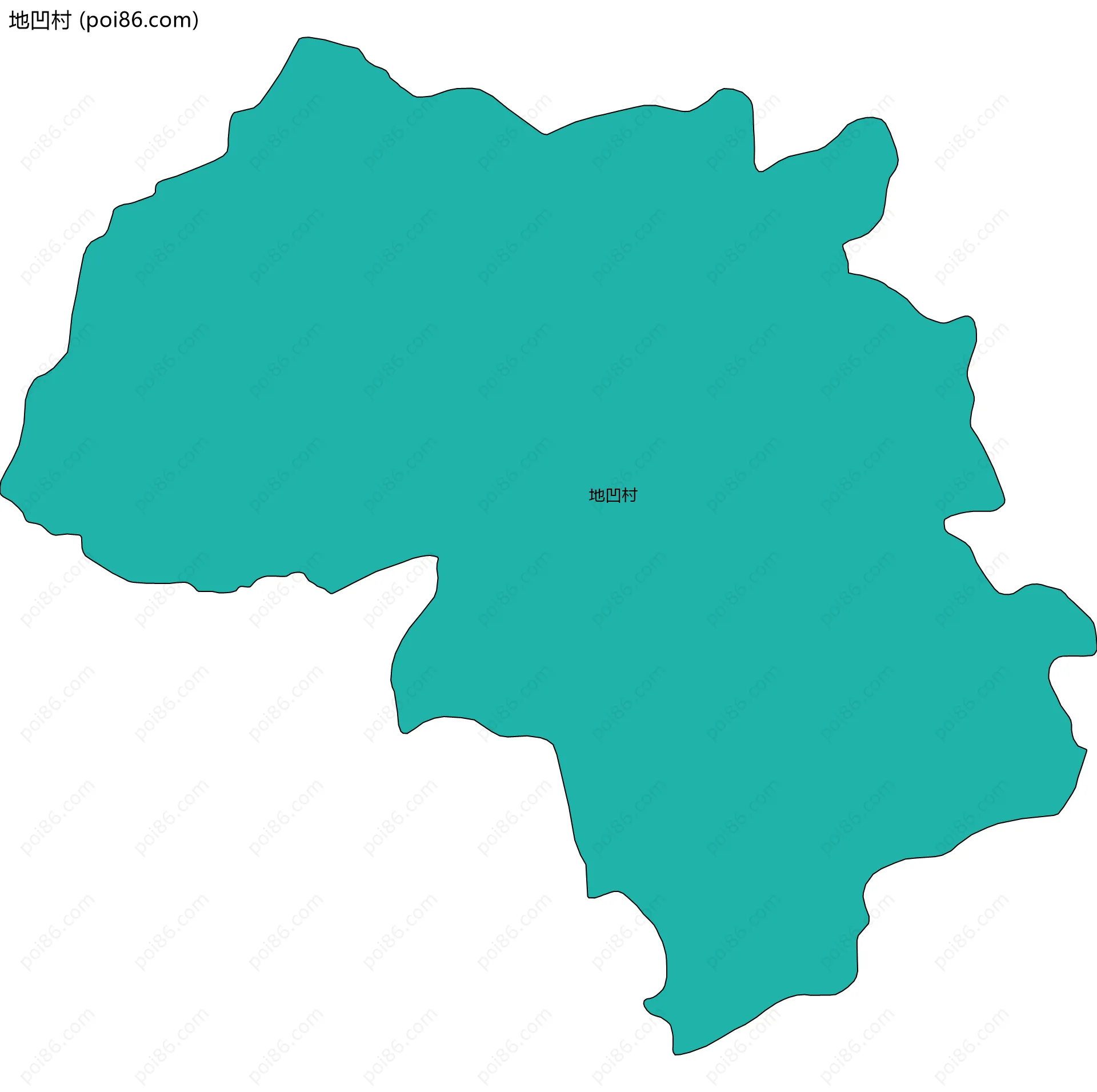 地凹村边界地图