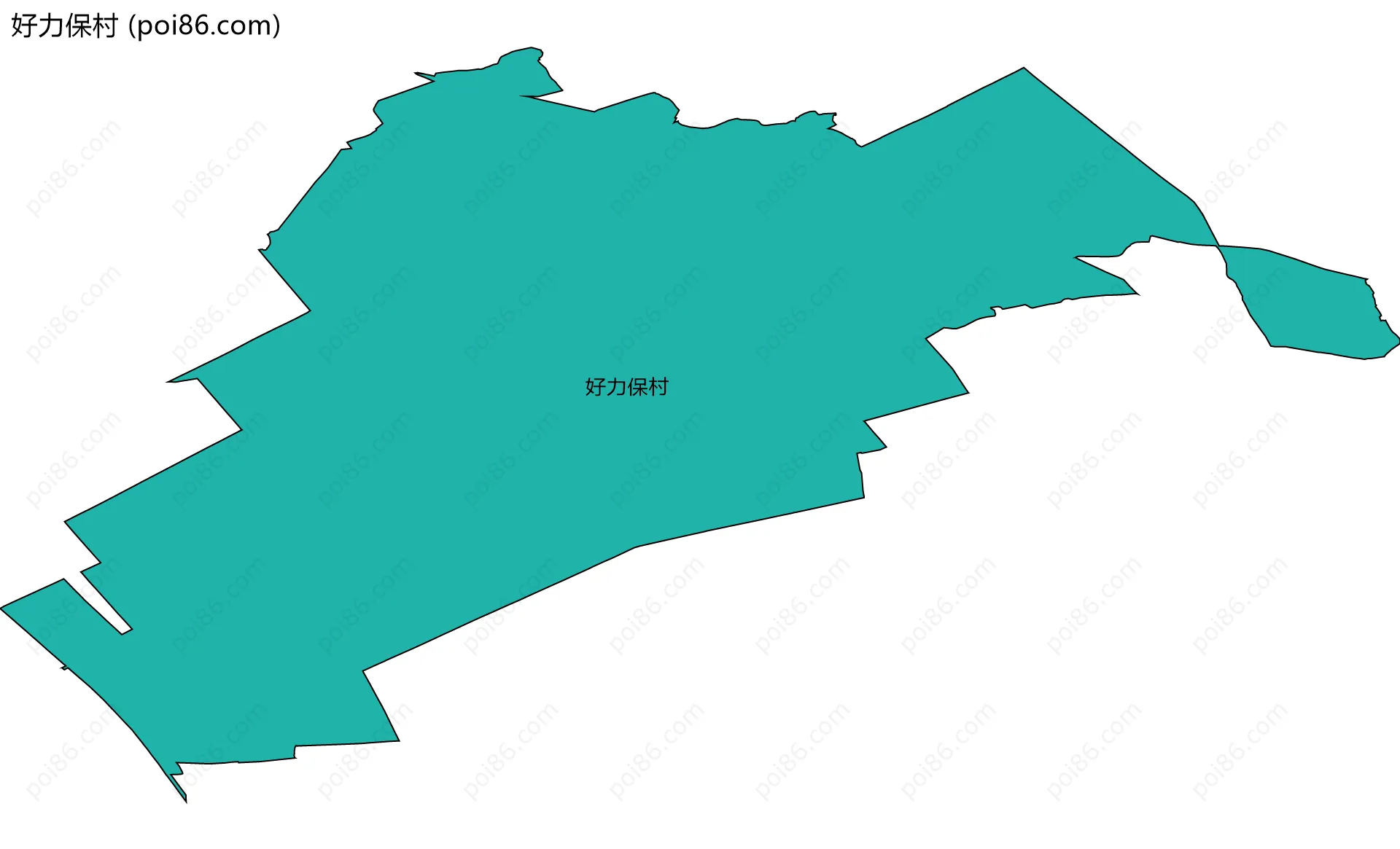 好力保村边界地图