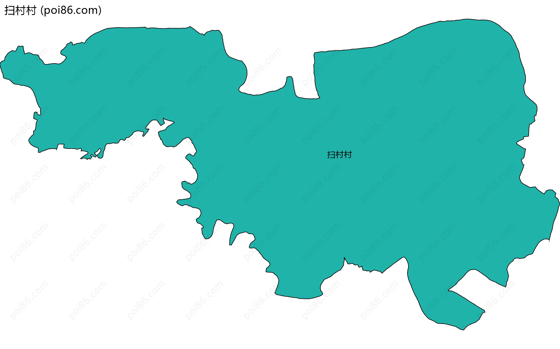 扫村村边界地图