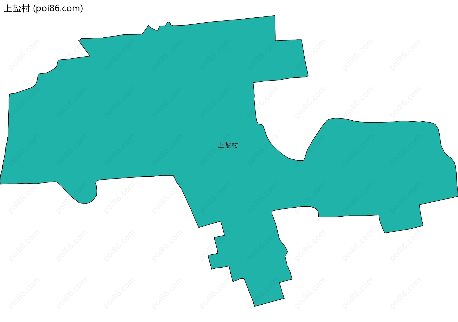 上盐村边界地图